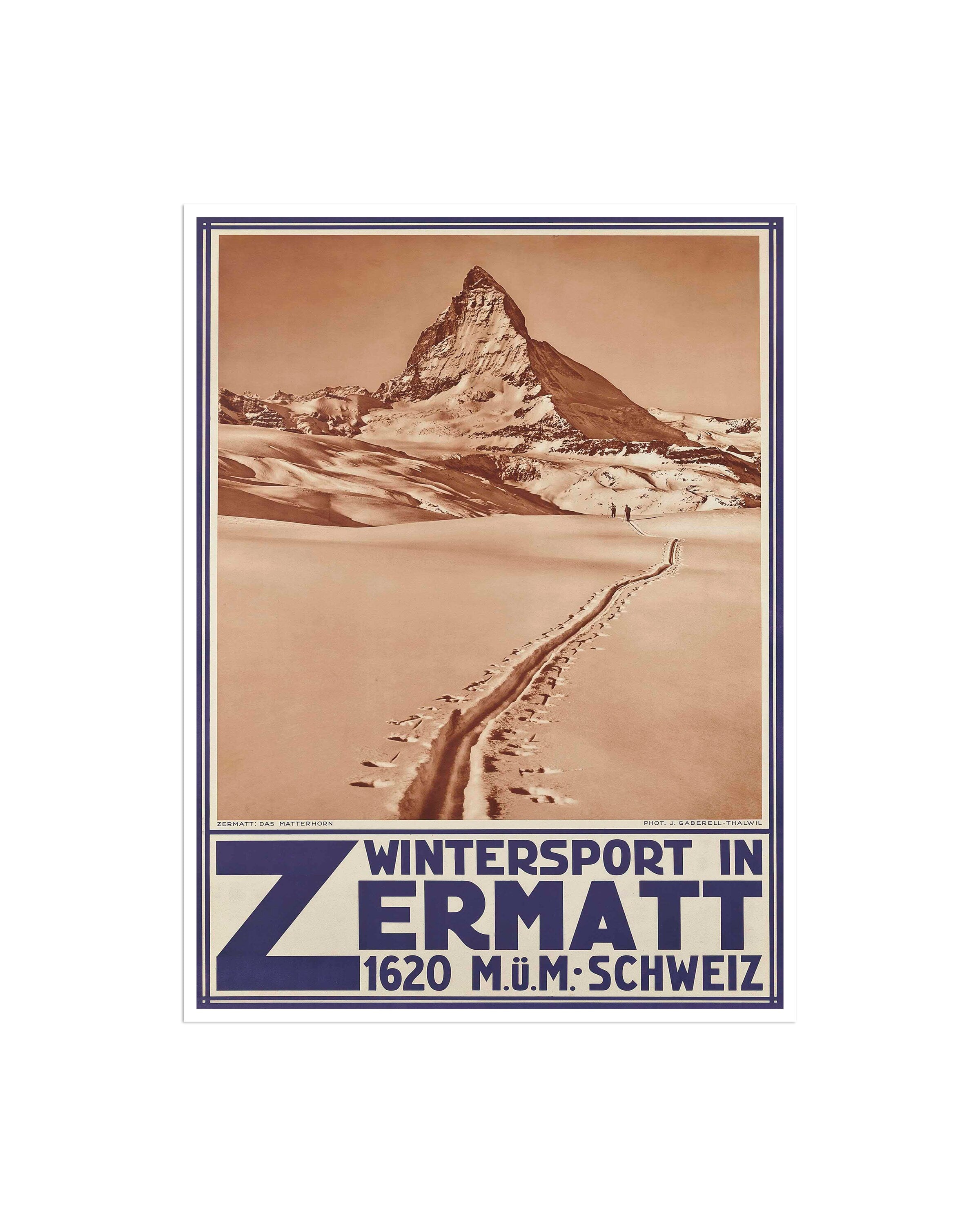 Zermatt Switzerland Art Travel Poster Sports Home Decor Vintage Print (H724)