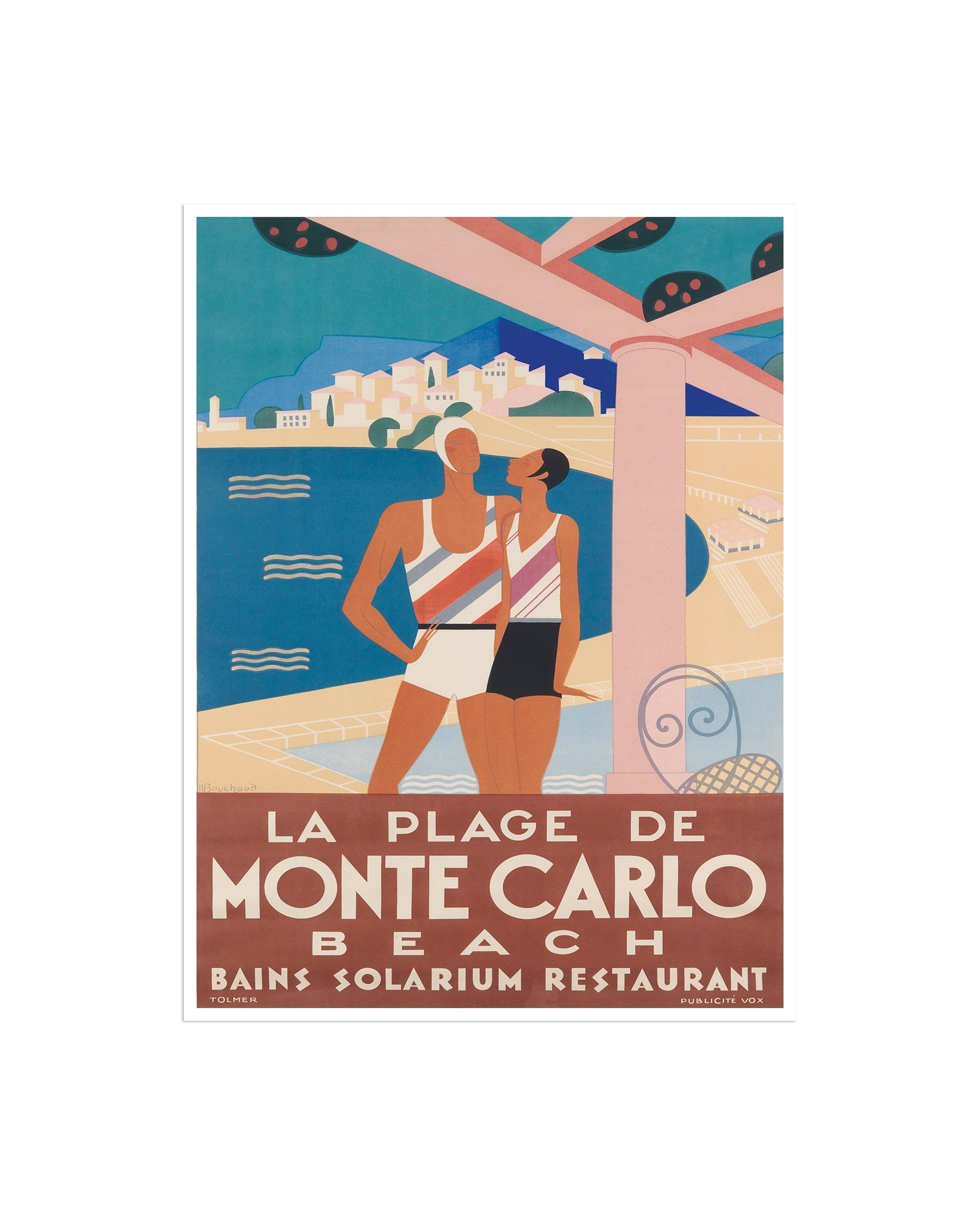 Monte Carlo Art Retro Travel Poster Print Home Decor (H725)