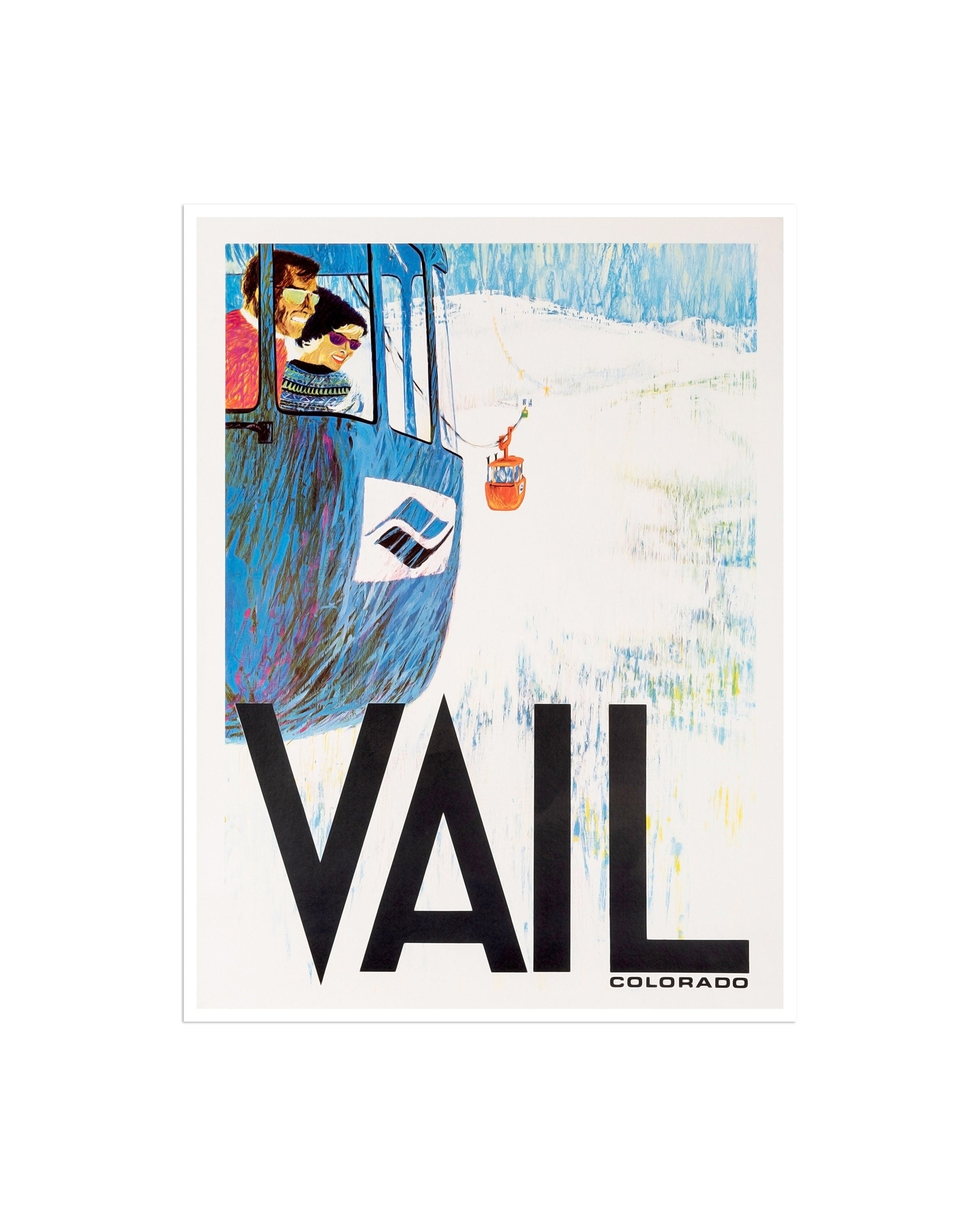 Vail Colorado Art Ski Poster Travel Home Decor Print (XR1800)