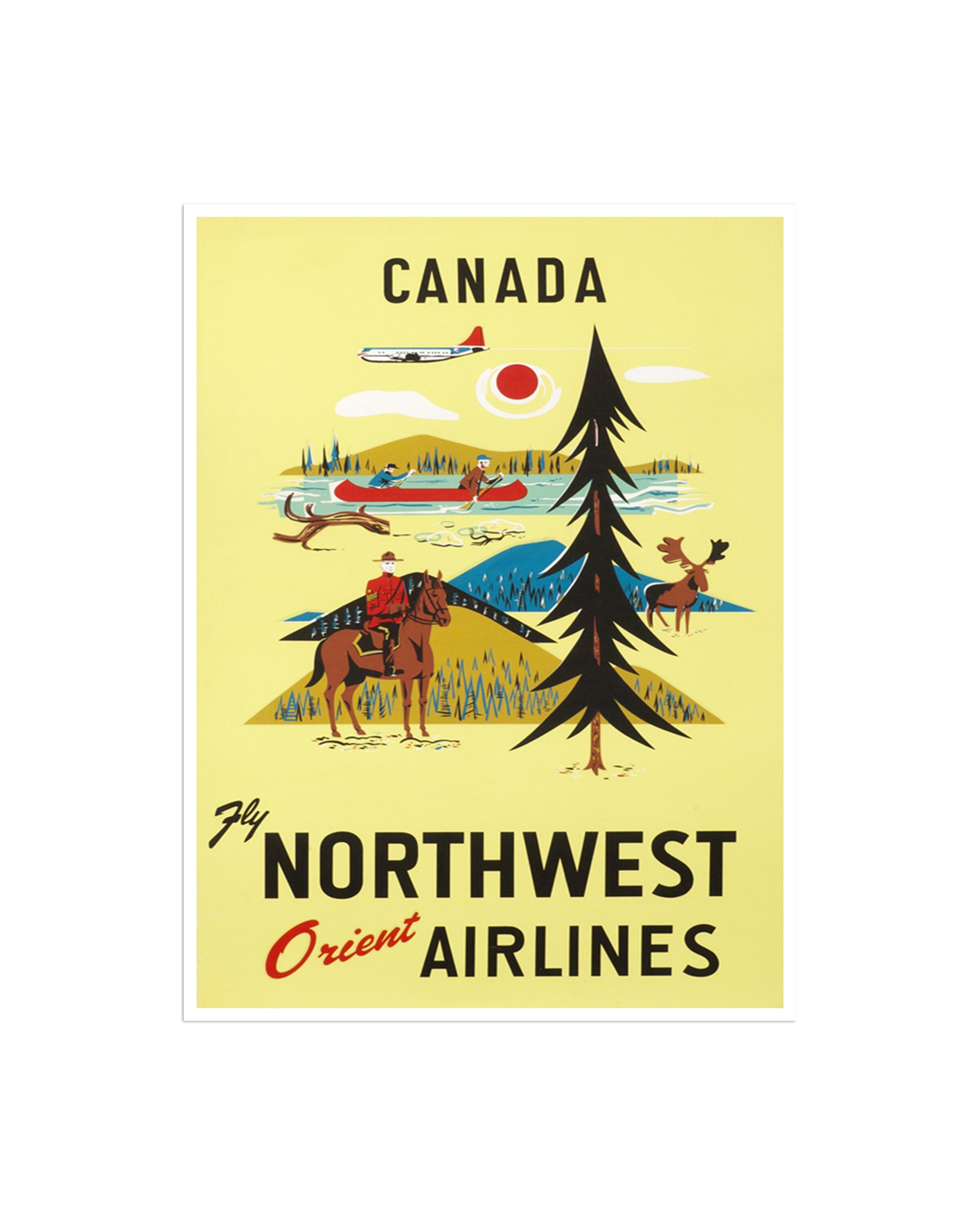 Canada Art Travel Poster Home Decor Sports Wall Print (XR1029)