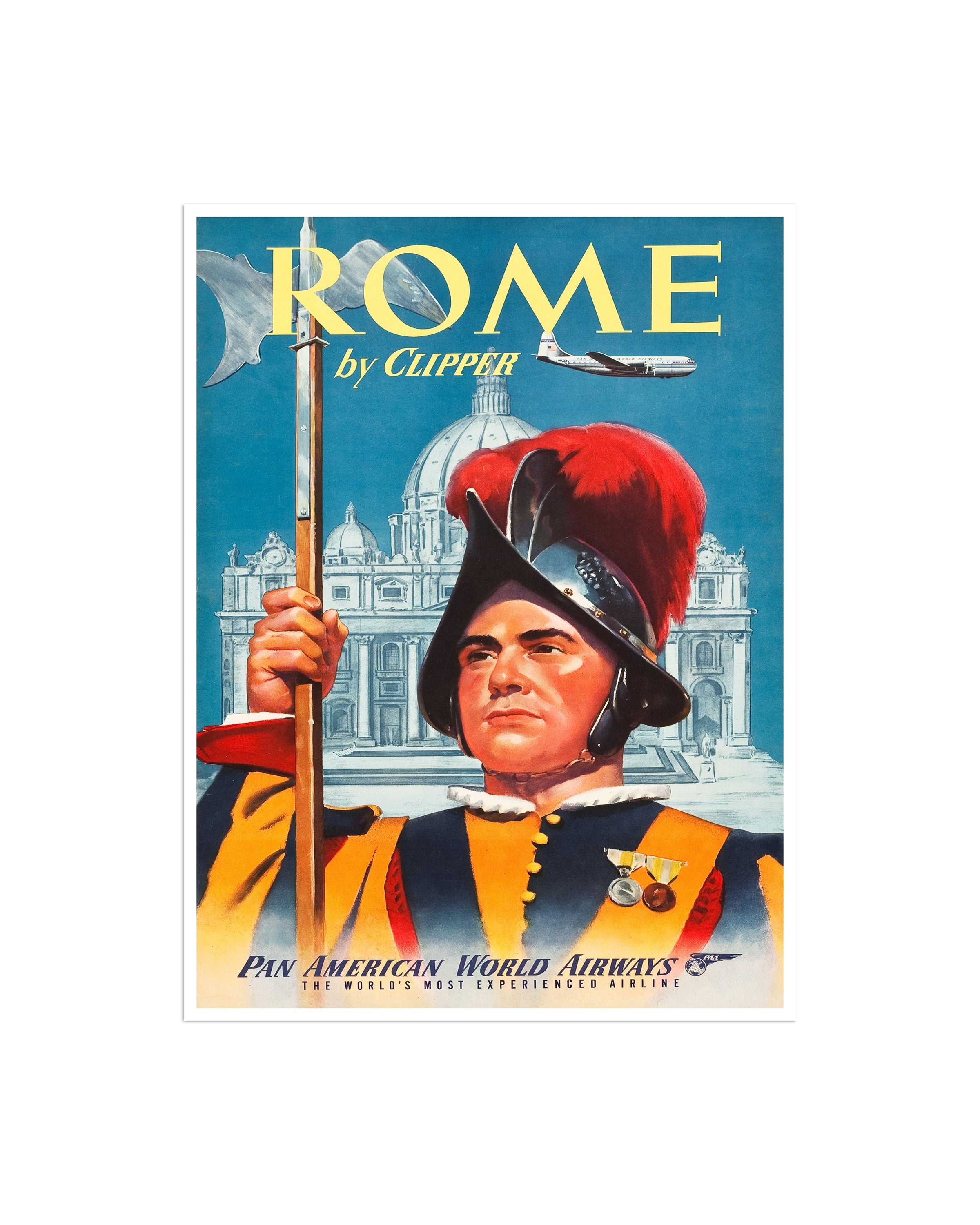 Rome Travel Art Poster Italy Print Vintage Home Decor (XR2594)