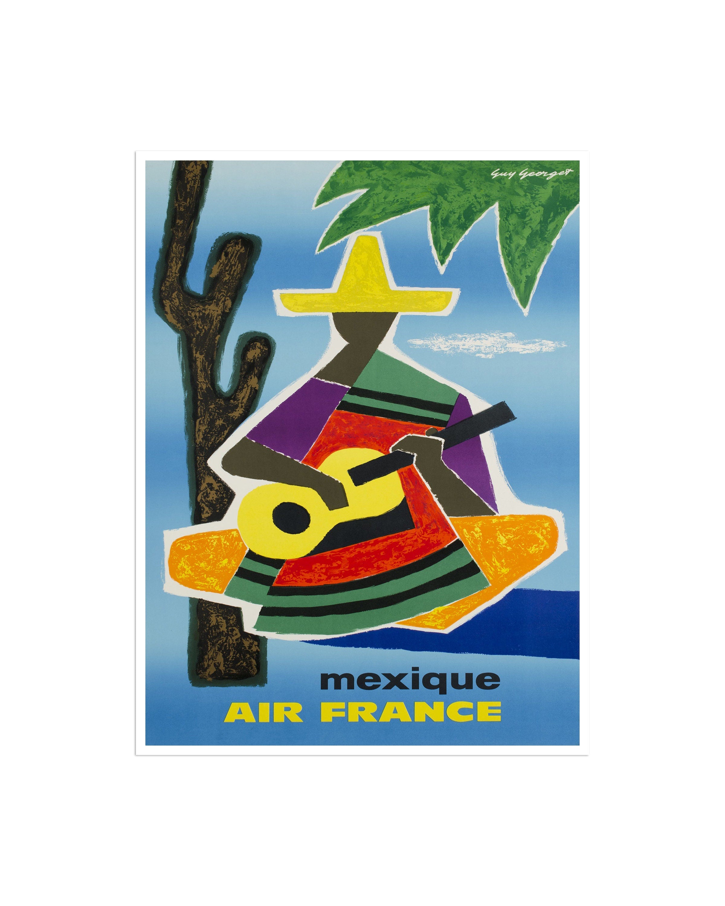 Mexico Travel Poster Mexican Present Wall Art Print Retro (XR2643)