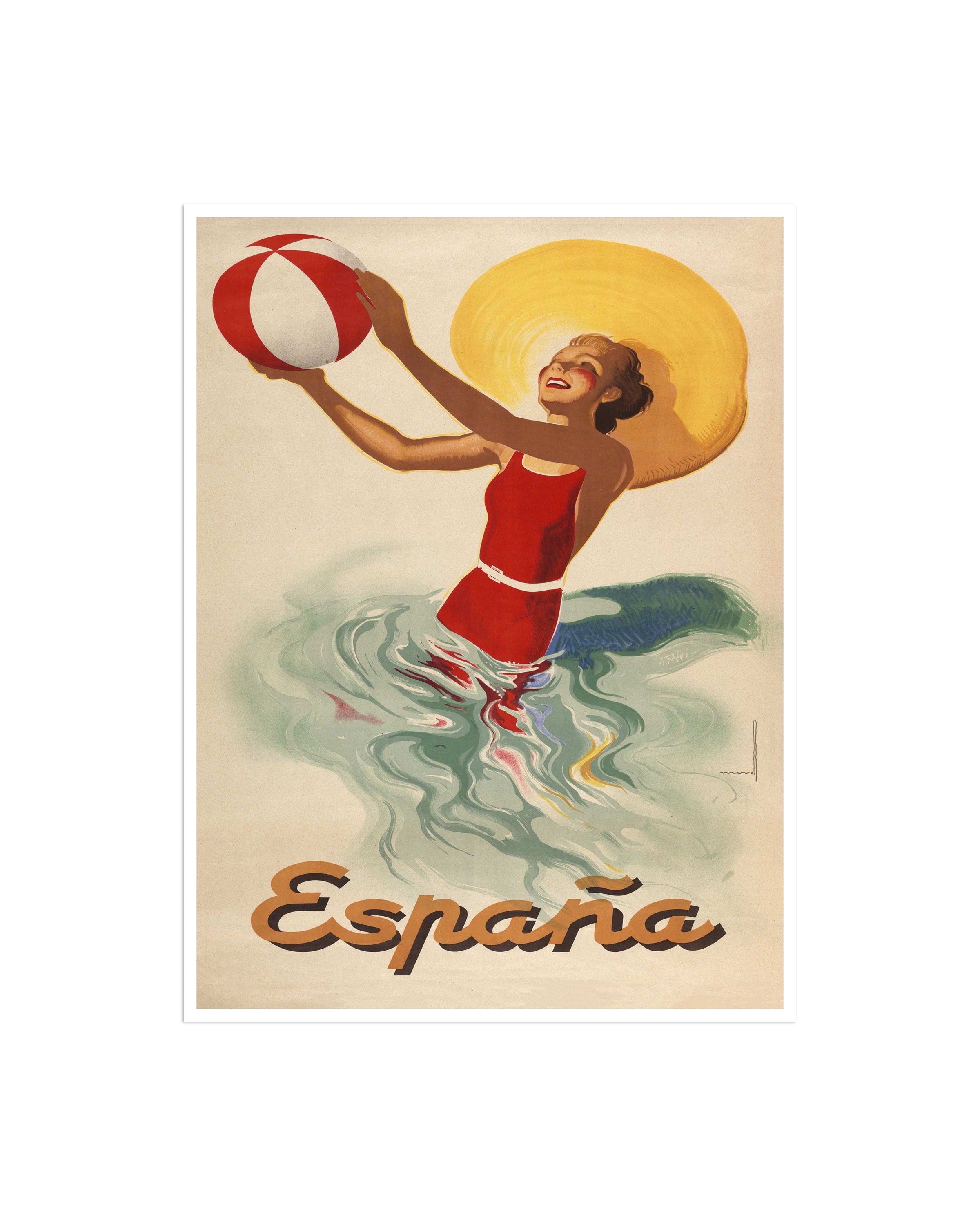 Art Spain Poster Vintage Spanish Travel Print Wall Decor (XR2517)