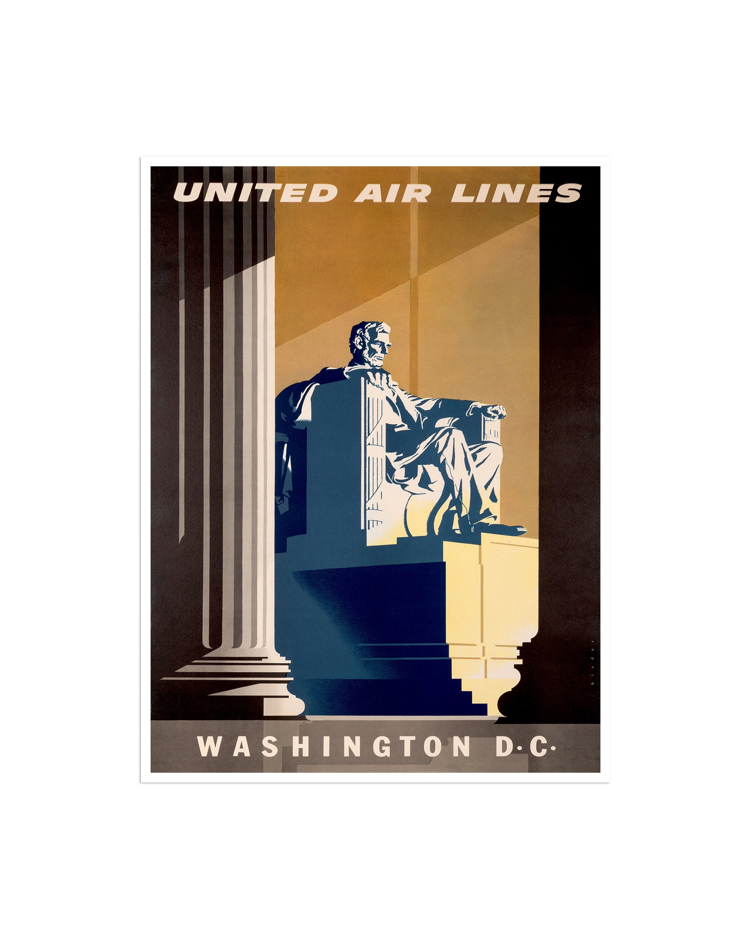 Washington DC Travel Art Sign Wall Decor Poster Print (XR2537)