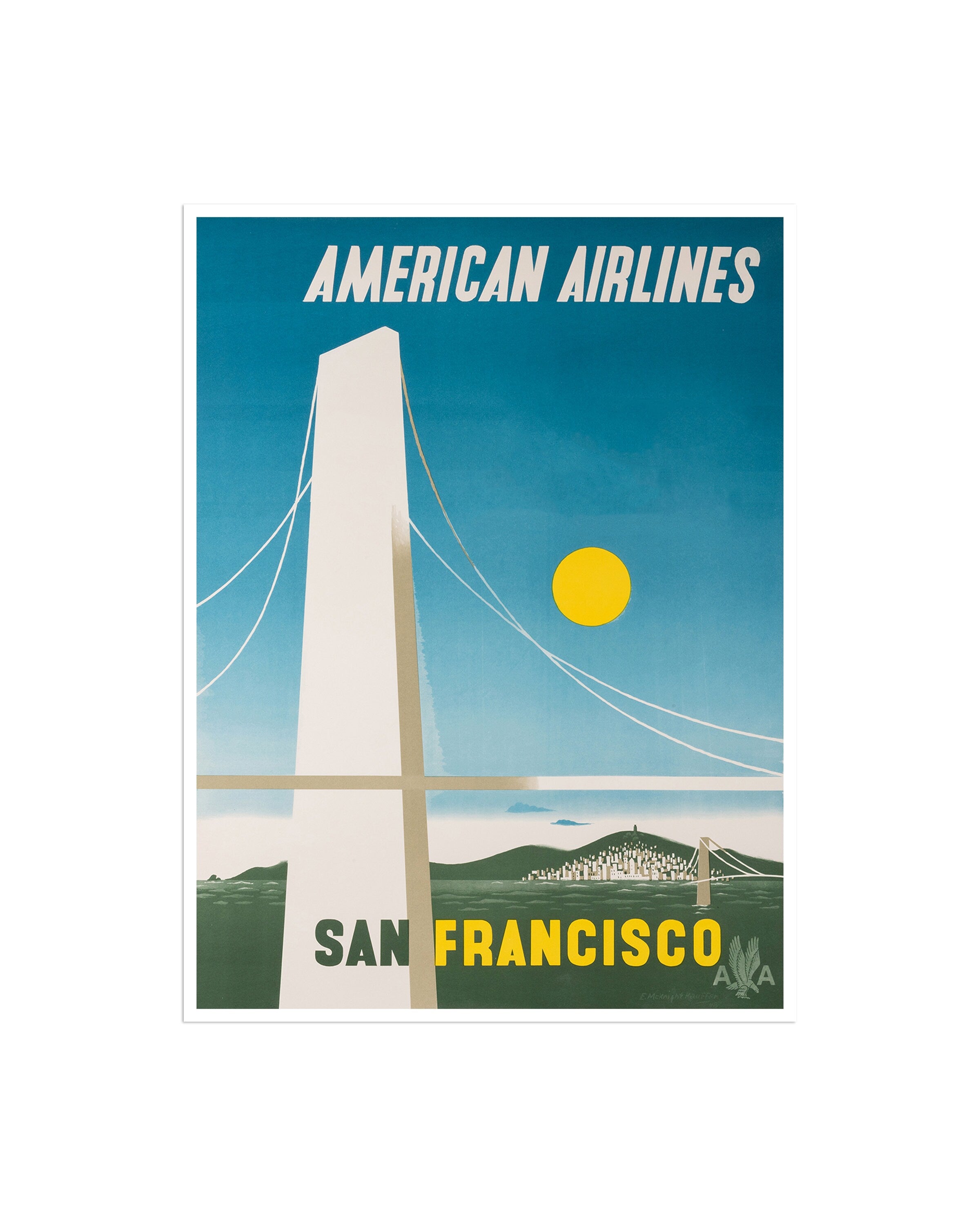 San Francisco Art Retro Print Travel Poster Home Decor (XR2547)