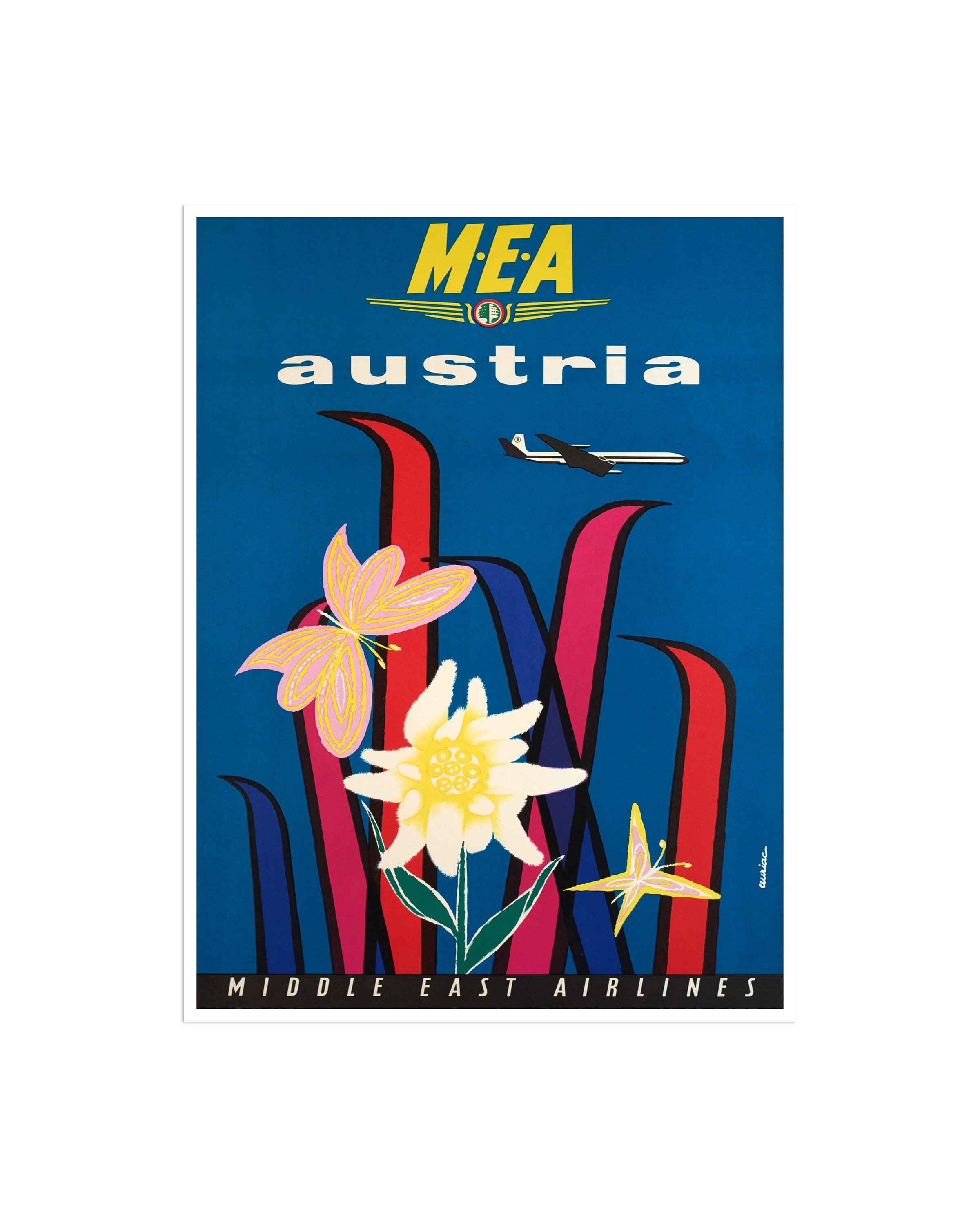 Austria Poster Travel Art Print Vintage Austrian Home Decor (XR2675)