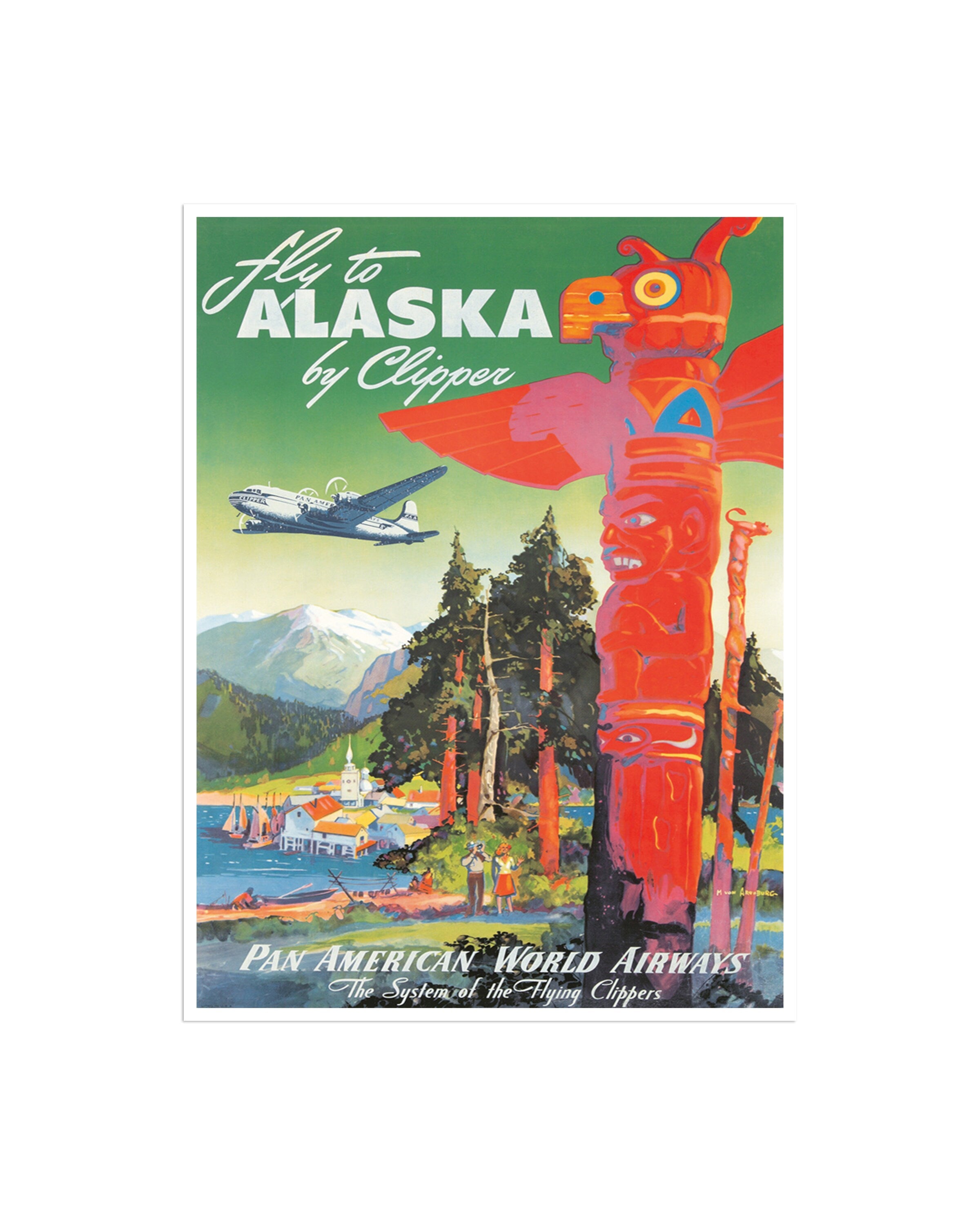 Alaska Travel Poster 