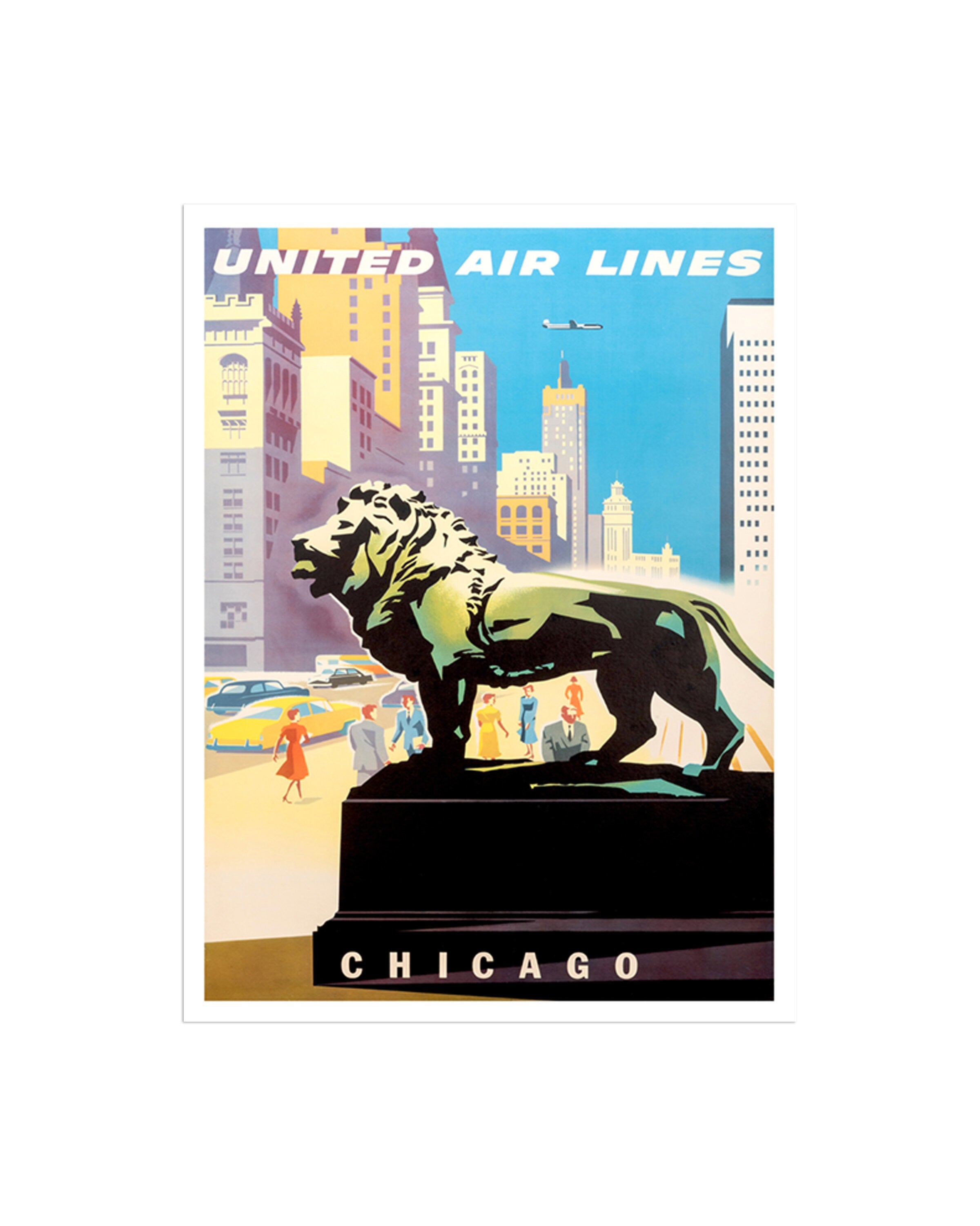 Chicago Art Travel Poster Tourism Print (XR2183)