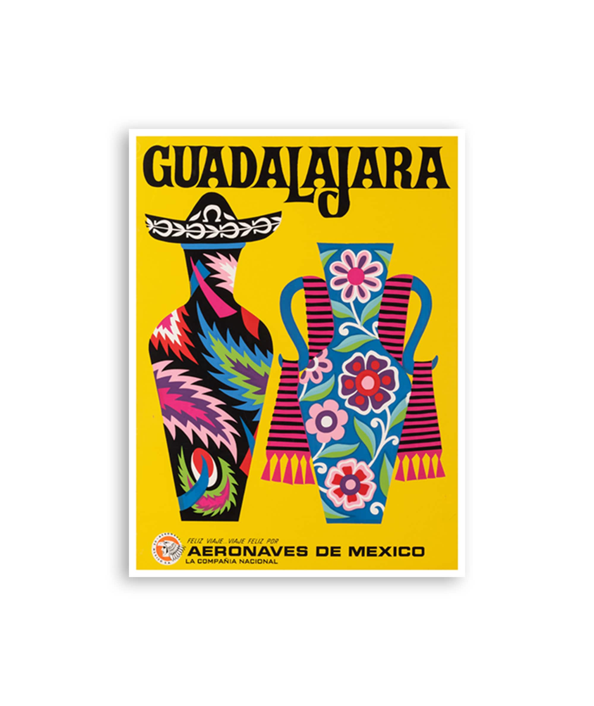 Guadalajara Art Print Mexico Travel Poster Home Decor (XR2854)