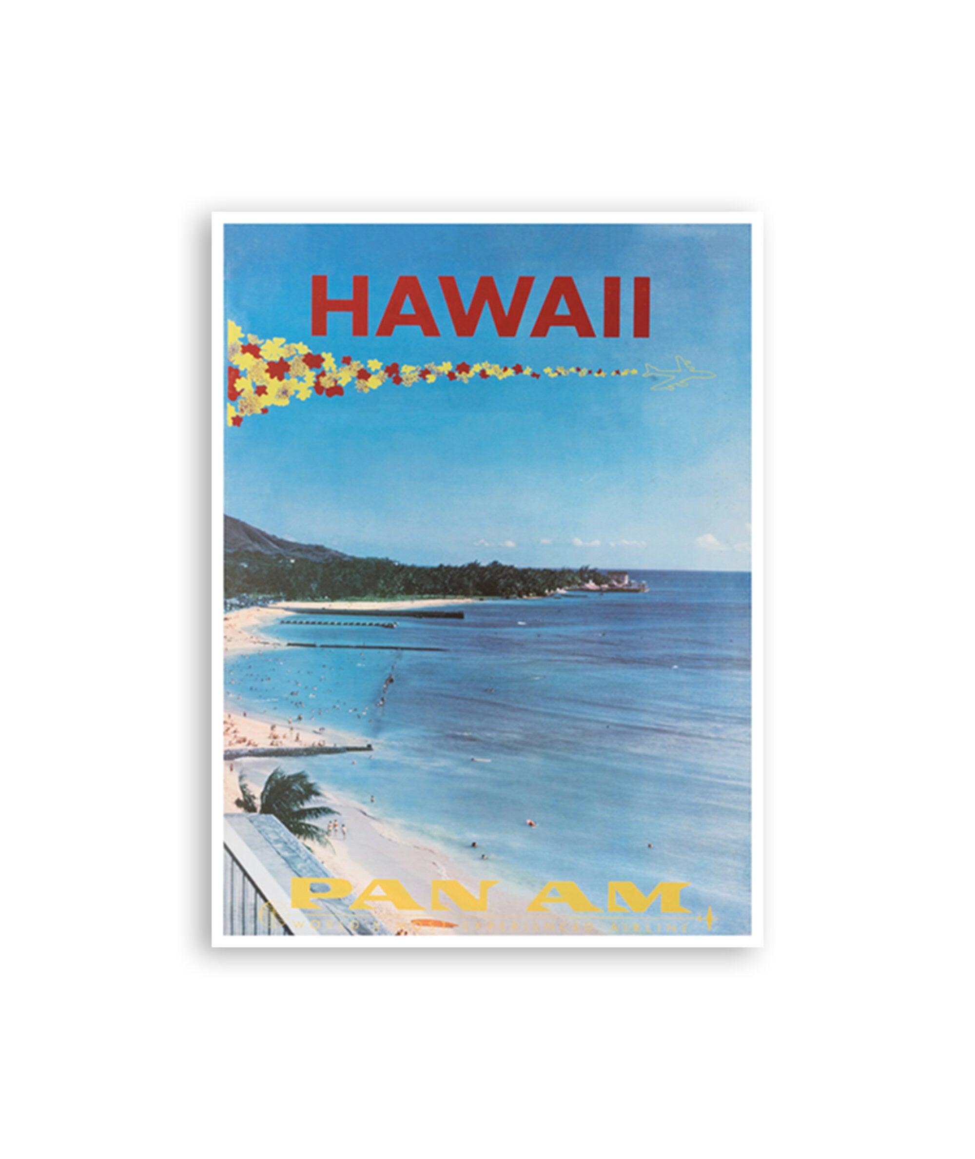 Vintage Hawaii Travel Poster Art Retro Decor Print (H815)