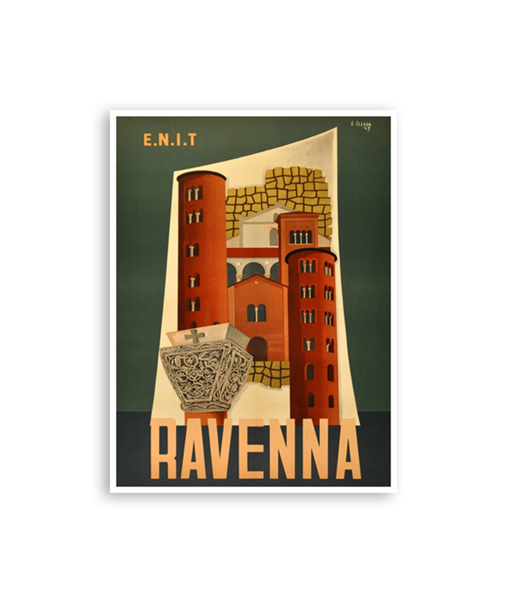 Ravenna Poster Art Italian Travel Print Italy (XR2789)