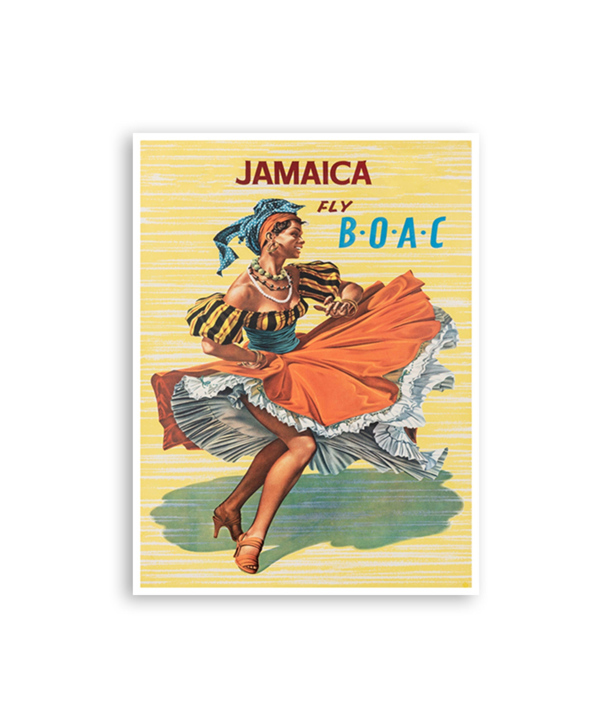 Jamaica Travel Art Print Jamaican Poster (XR2889)