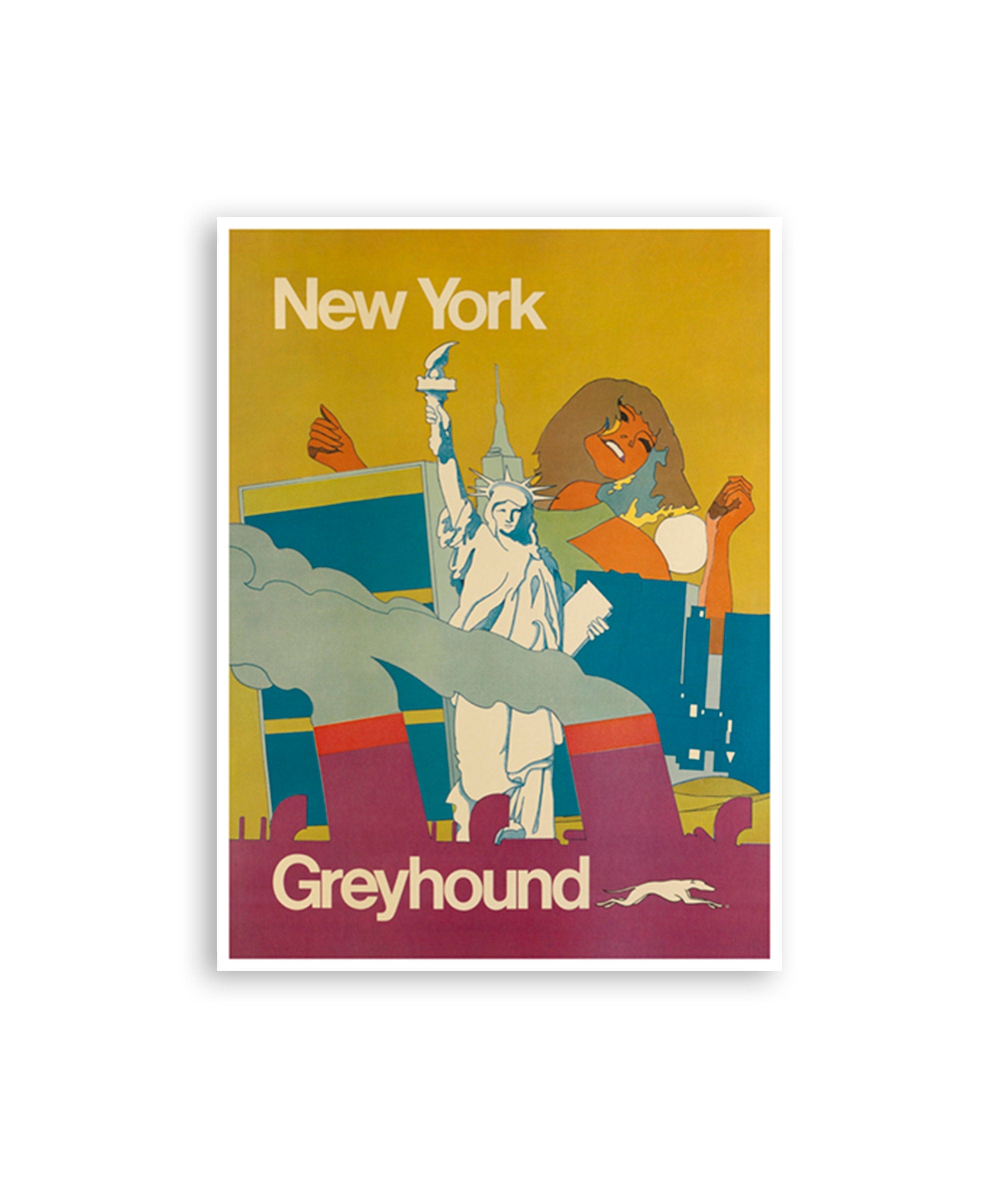 New York Art Travel Poster Wall Decor Retro Poster Print (XR2917)