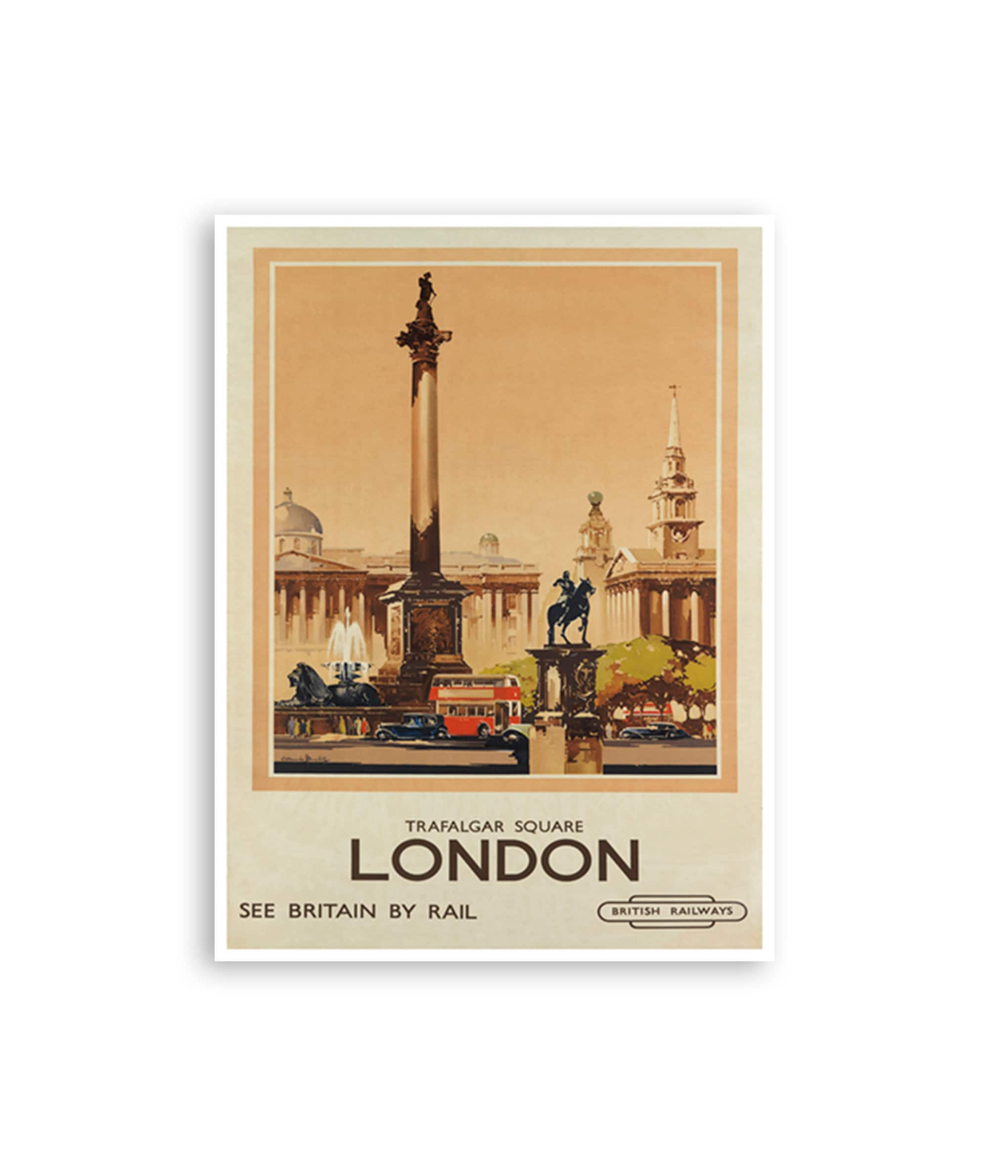 London Wall Art Vintage Travel Poster Retro Print Home Decor (XR2925)