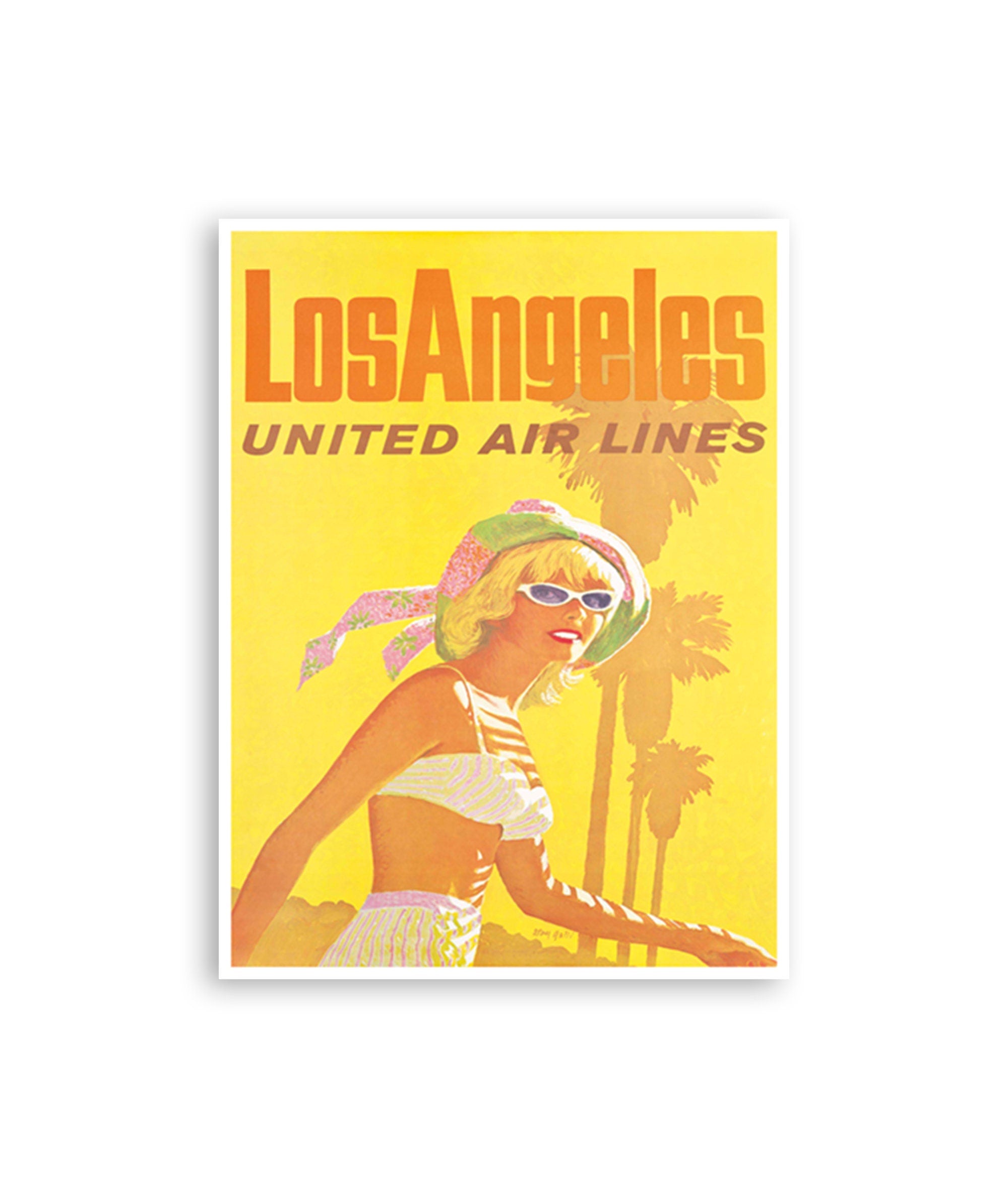Los Angeles California Vintage Travel Poster Wall Art Print (ZT426)
