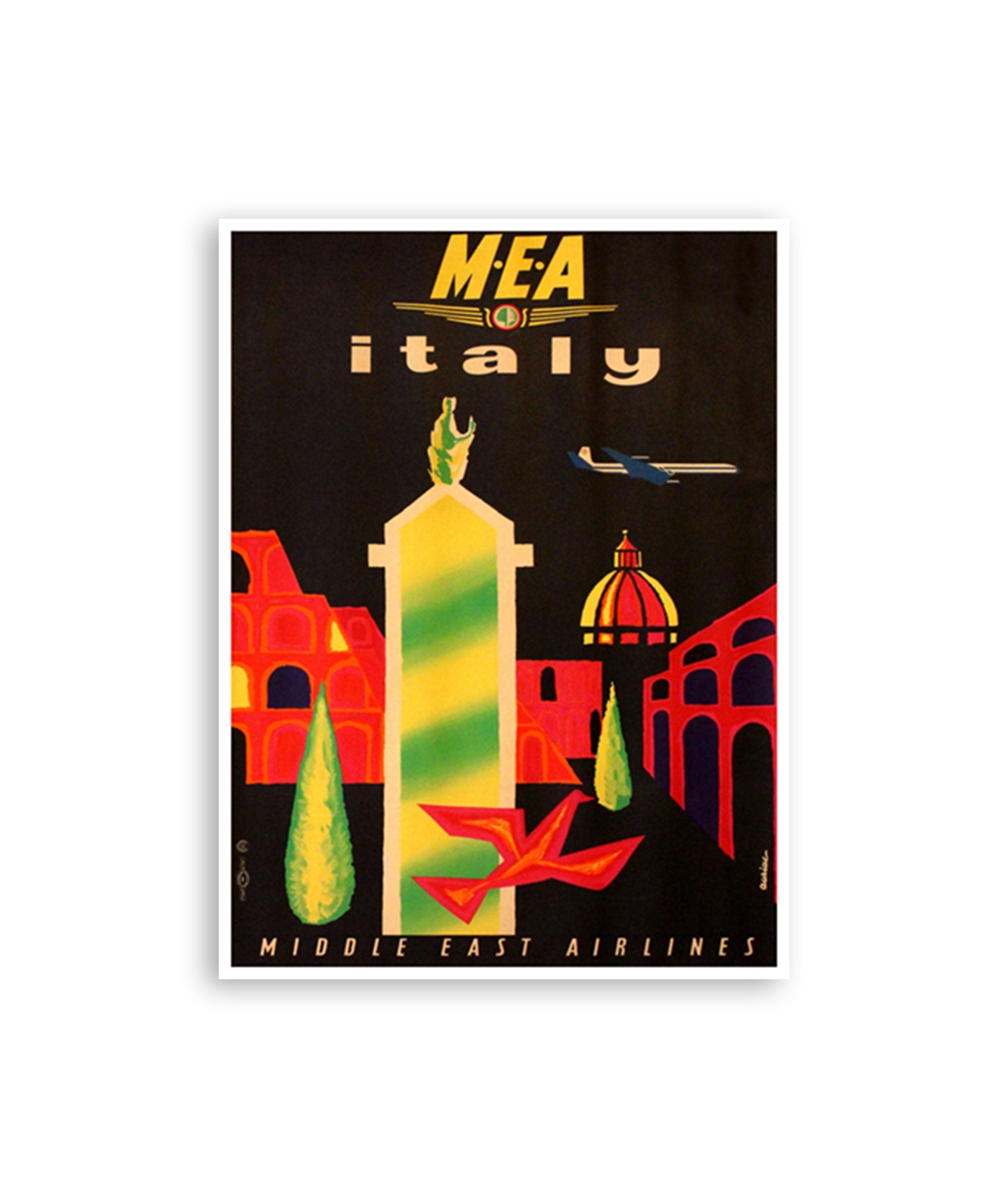 Italy Travel Poster Italian Wall Art Print (XR2993)