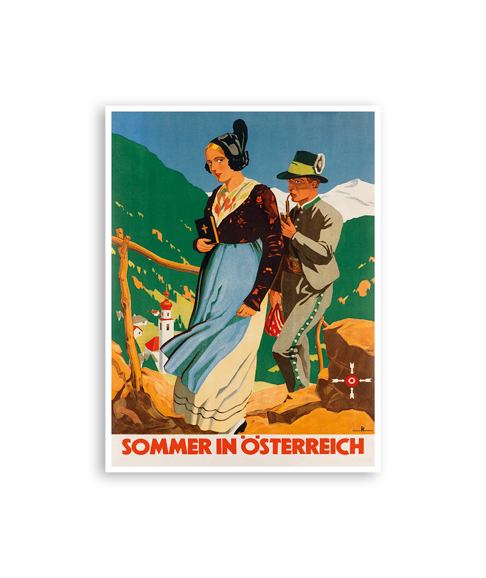 Austria Art Travel Poster Print Home Decor (XR3054)