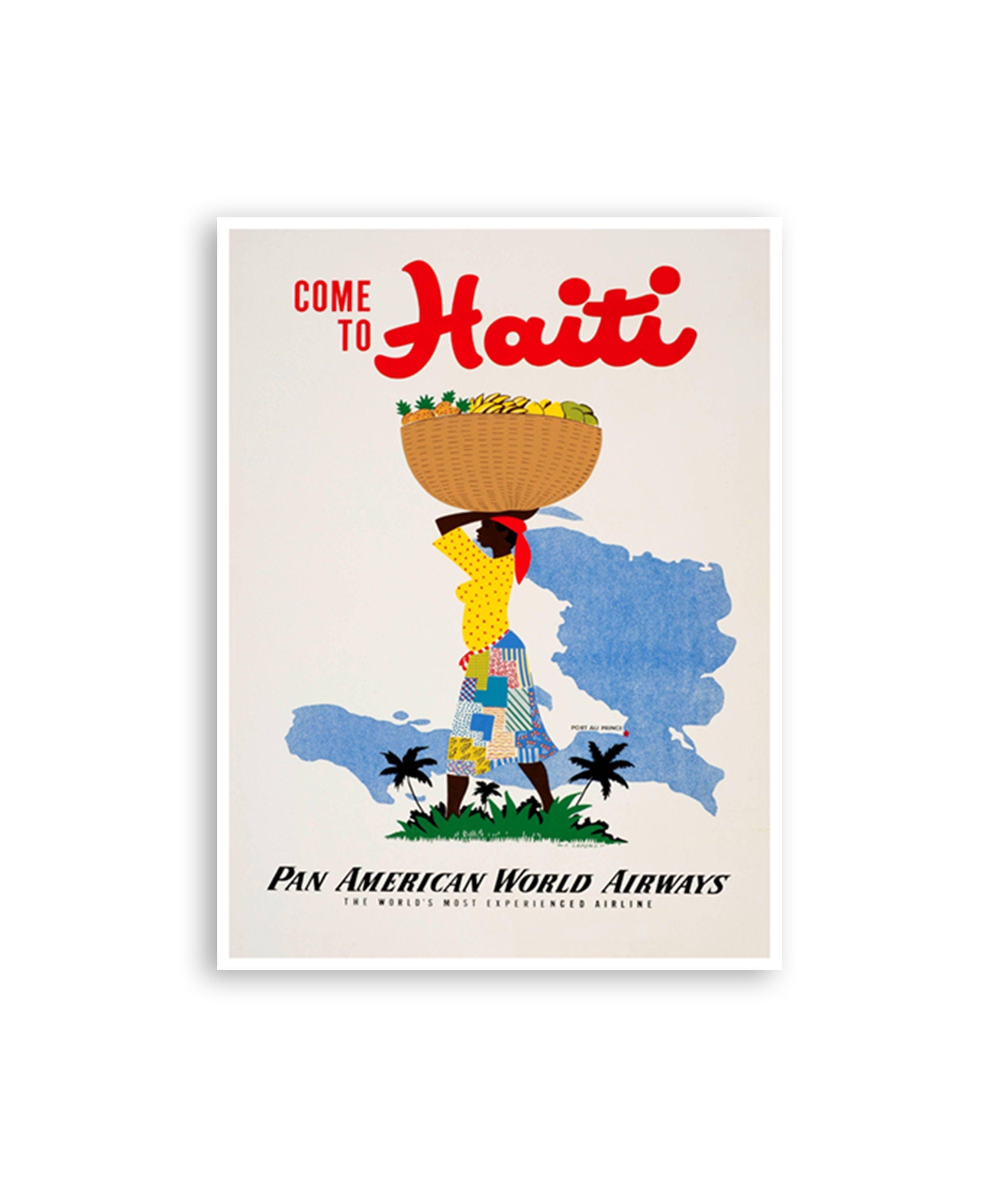 Haiti Travel Poster Art Print Retro Home Decor (XR3031)