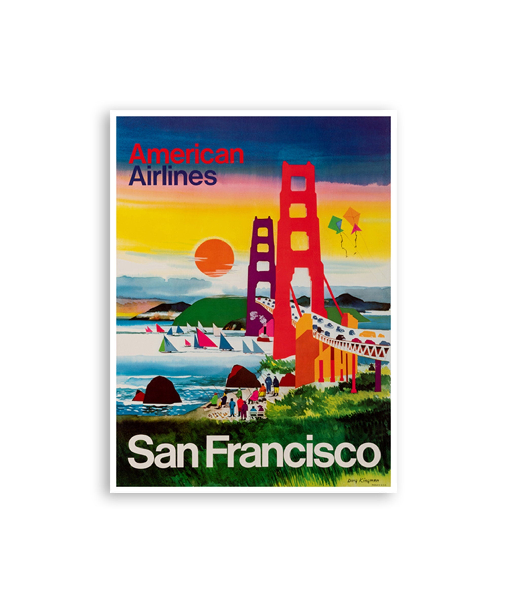 San Francisco Art Print Travel Poster Home Decor (XR2929)