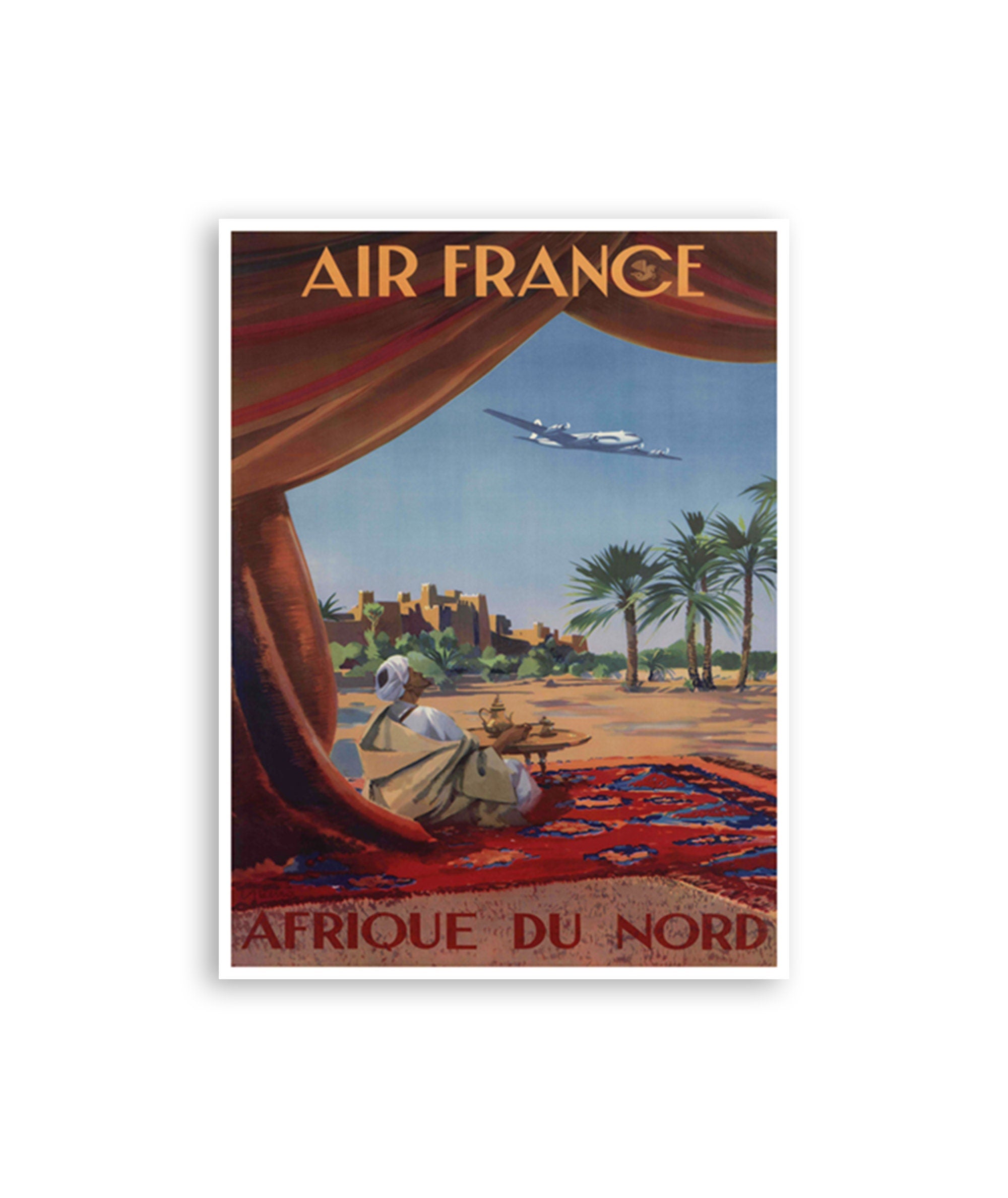 North Africa Art Travel Poster Print (XR2420)