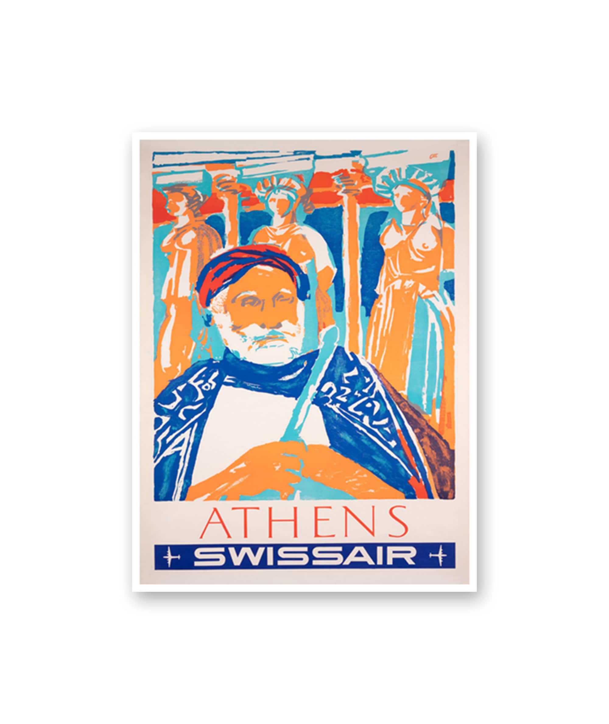 Athens Travel Poster Greece Wall Art Print Home Wall Greek Decor (XR3098)