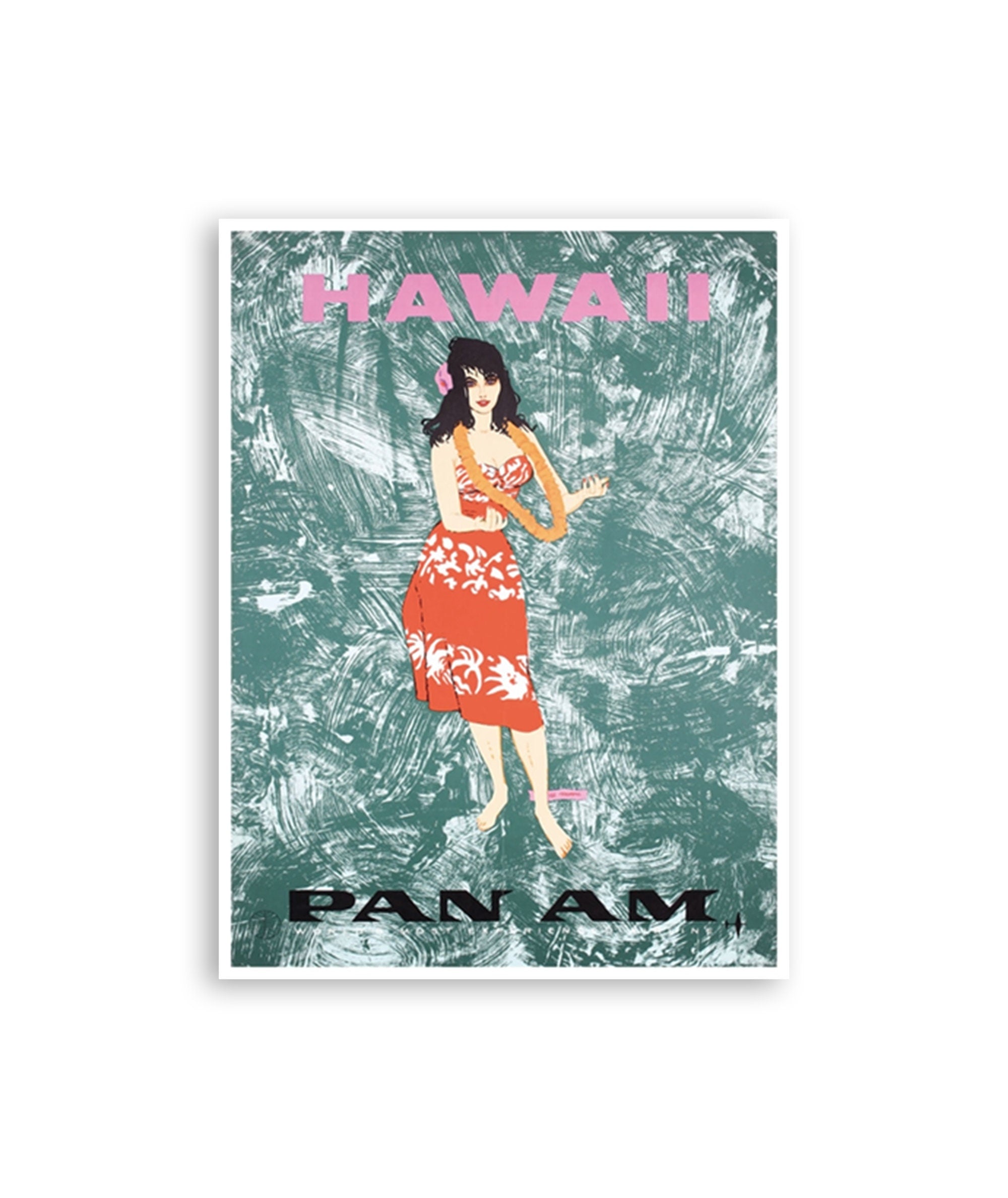 Hawaii Travel Poster Wall Art Print Retro (XR2988)