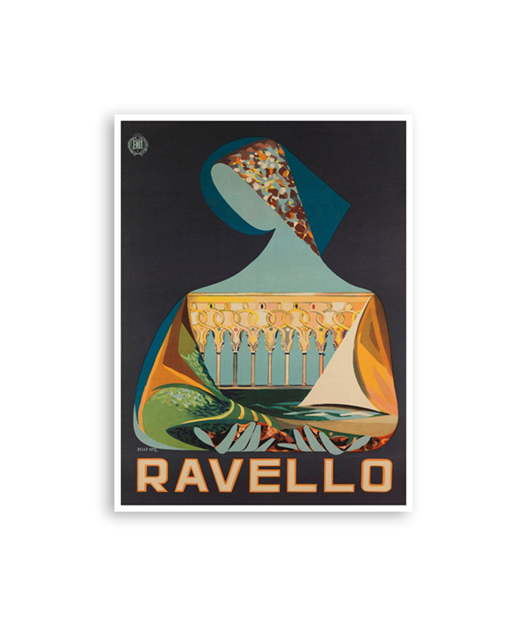 Ravello Italy Art Print Travel Poster Retro Italian Home Decor (XR2922)