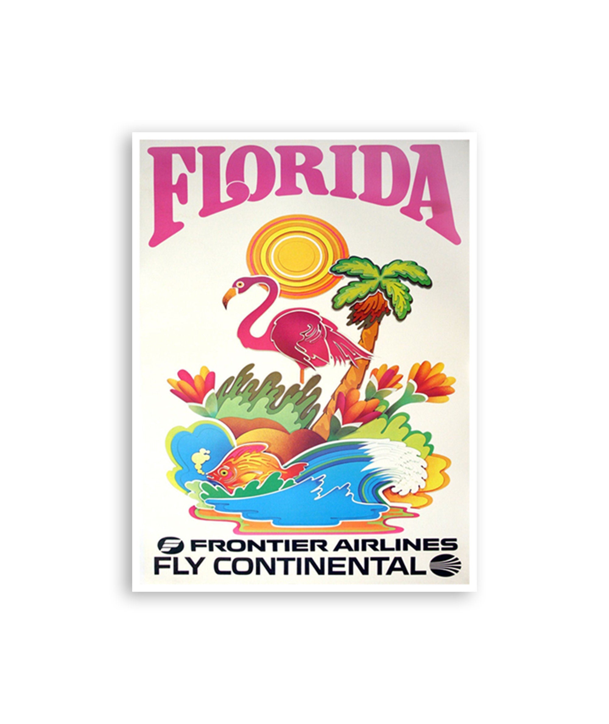 Florida Travel Poster Art Wall Decor Retro Print  (XR3061)