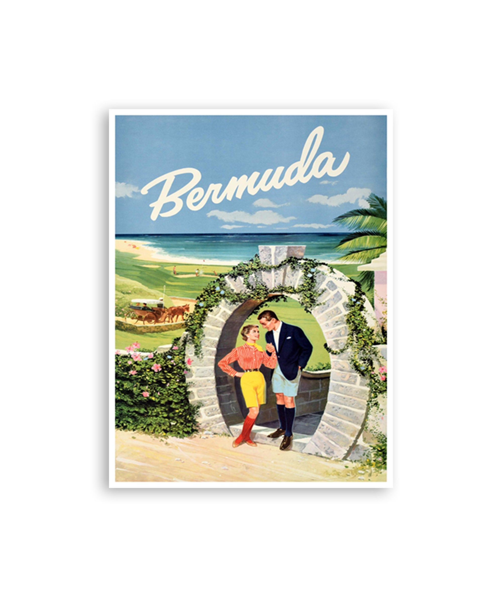 Bermuda Travel Poster Art Home Decor Vintage Print (H884)