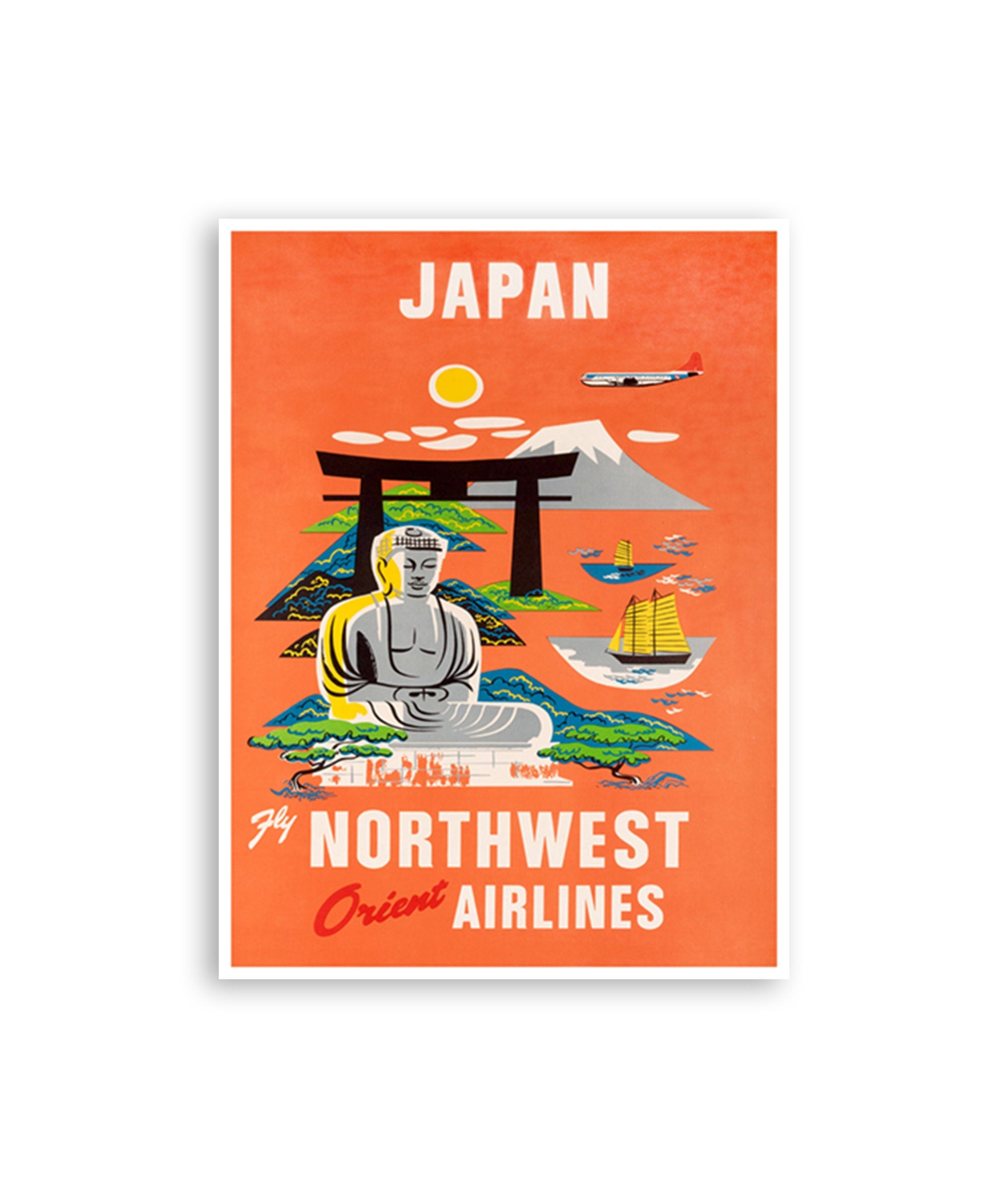 Japan Travel Poster Japanese Art Print  (XR3080)