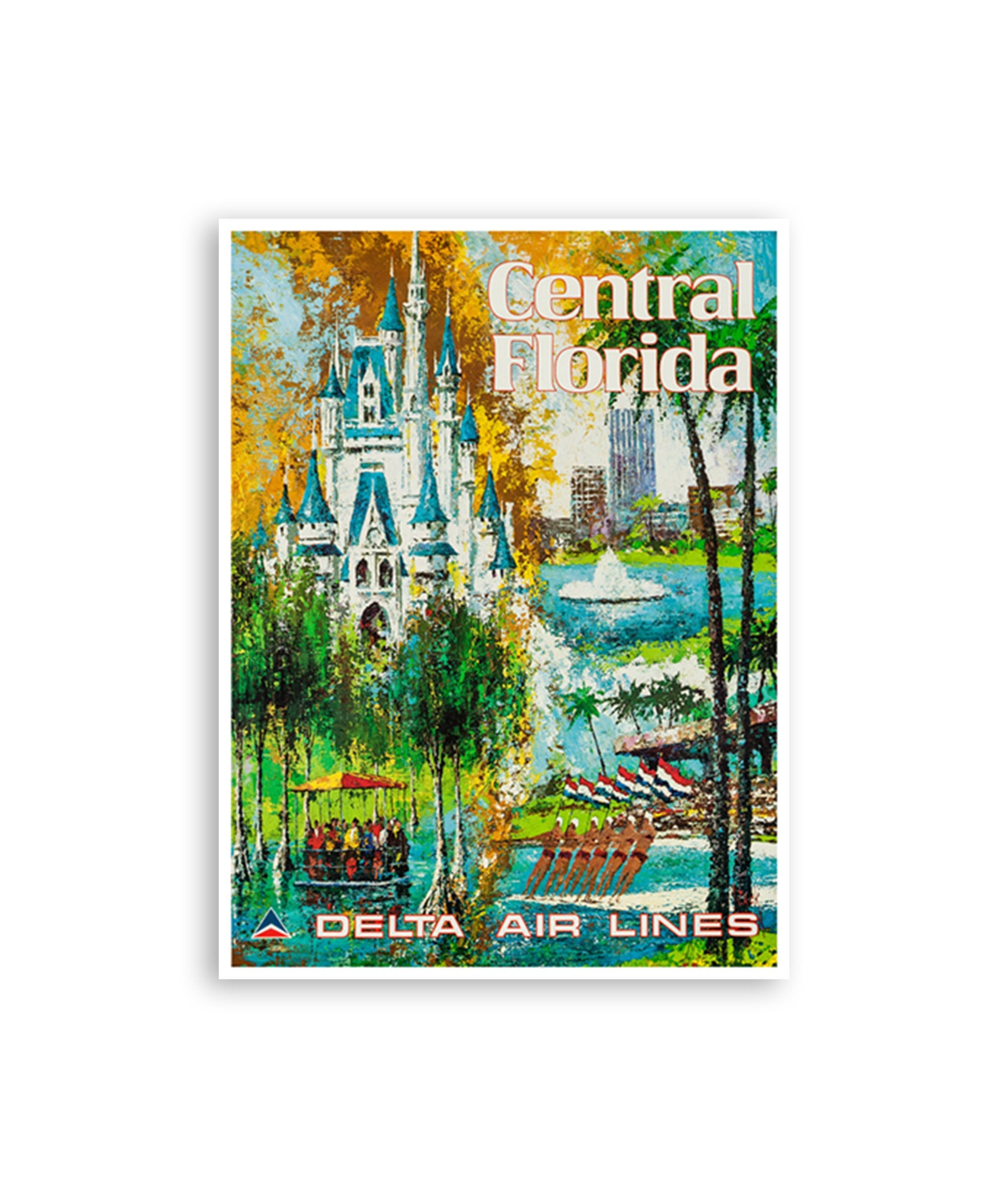 Florida Art Travel Poster Wall Decor Retro Print  (XR3158)