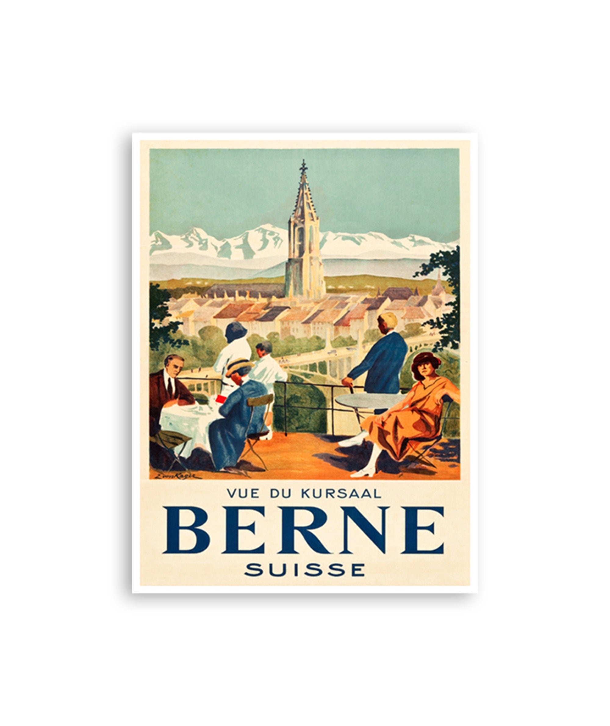 Bern Switzerland Poster Print Swiss Home Decor Travel Art (XR3175)