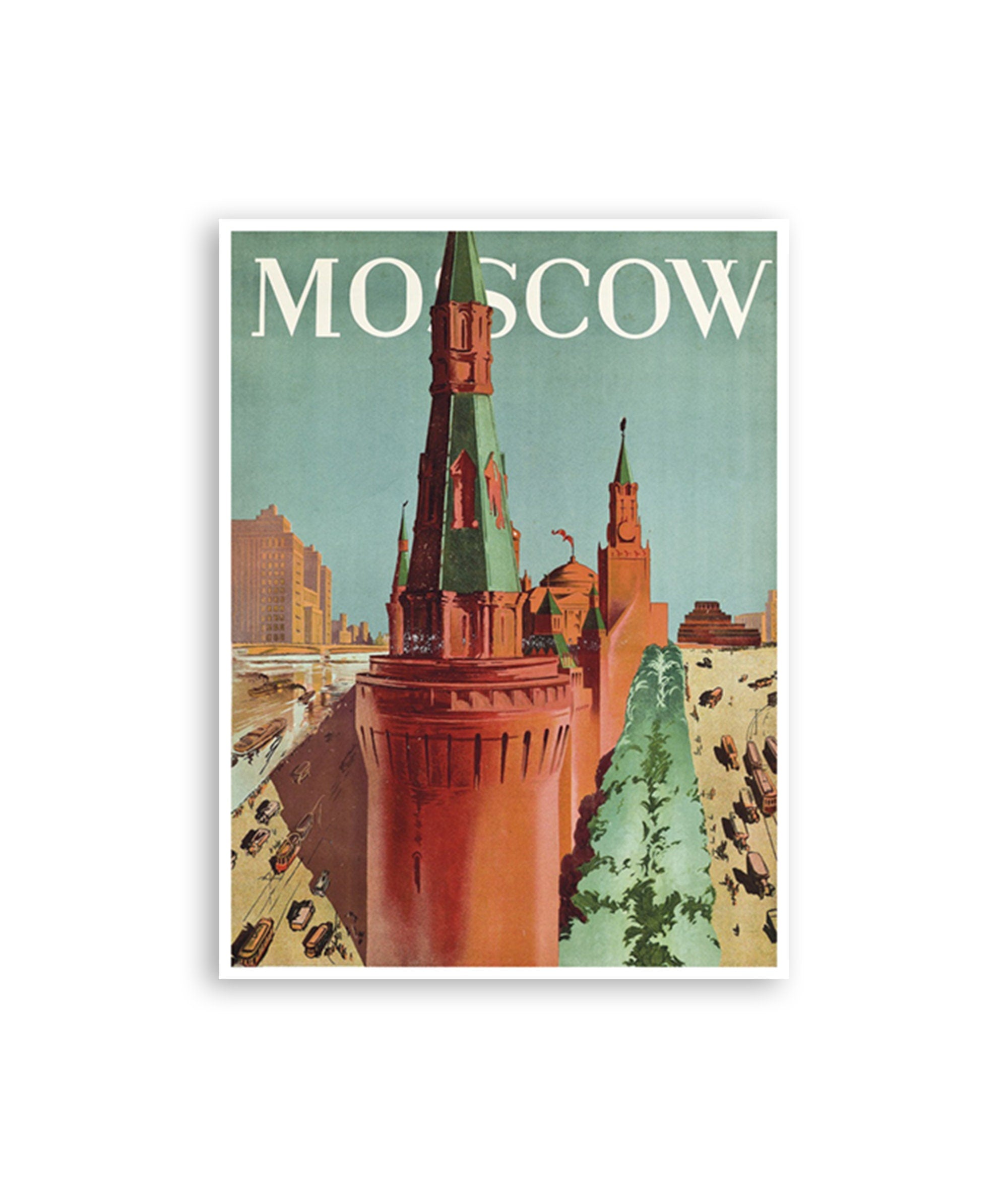 Moscow Travel Poster Russia Art Print Home Decor (XR3146)