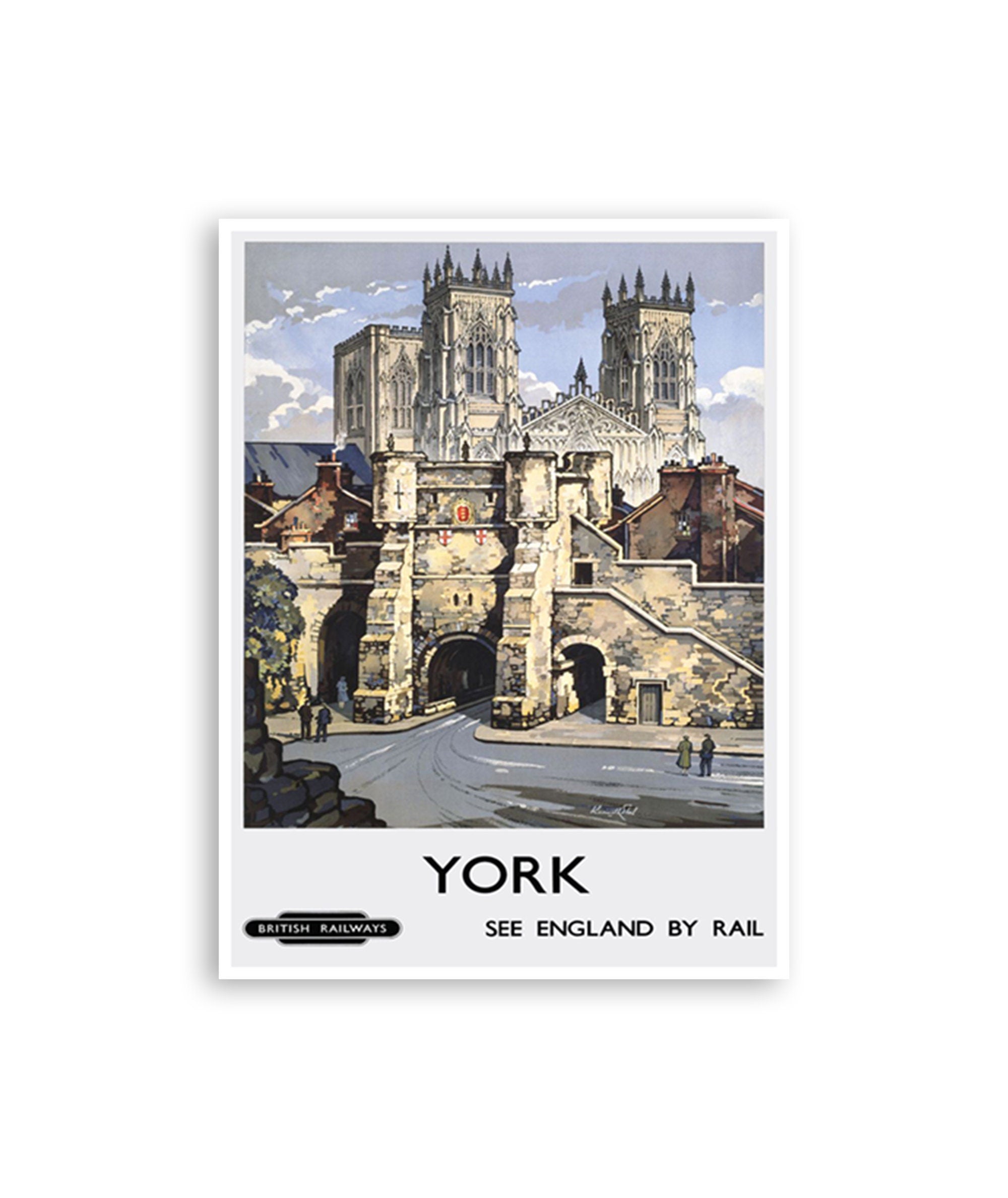 York England Vintage Travel Poster Wall Art Print (ZT413)