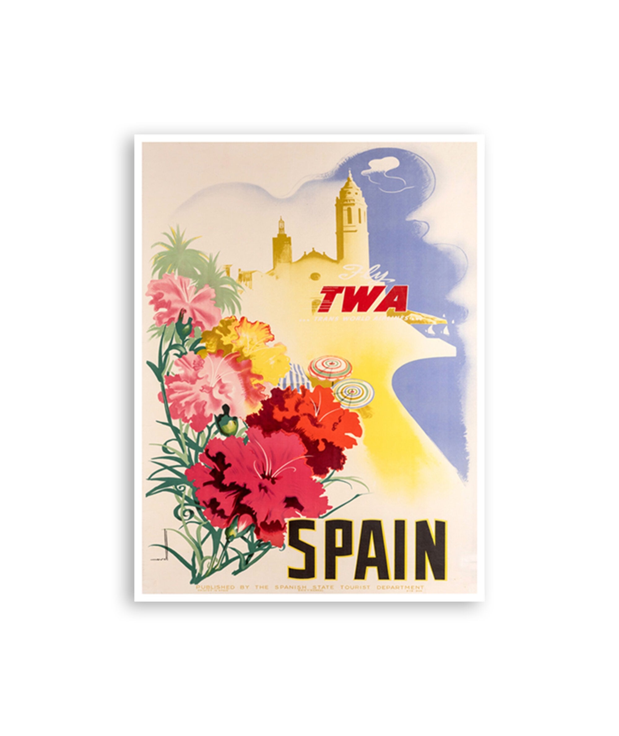 Spain Travel Art Retro Poster Spanish Poster Print (XR3163)