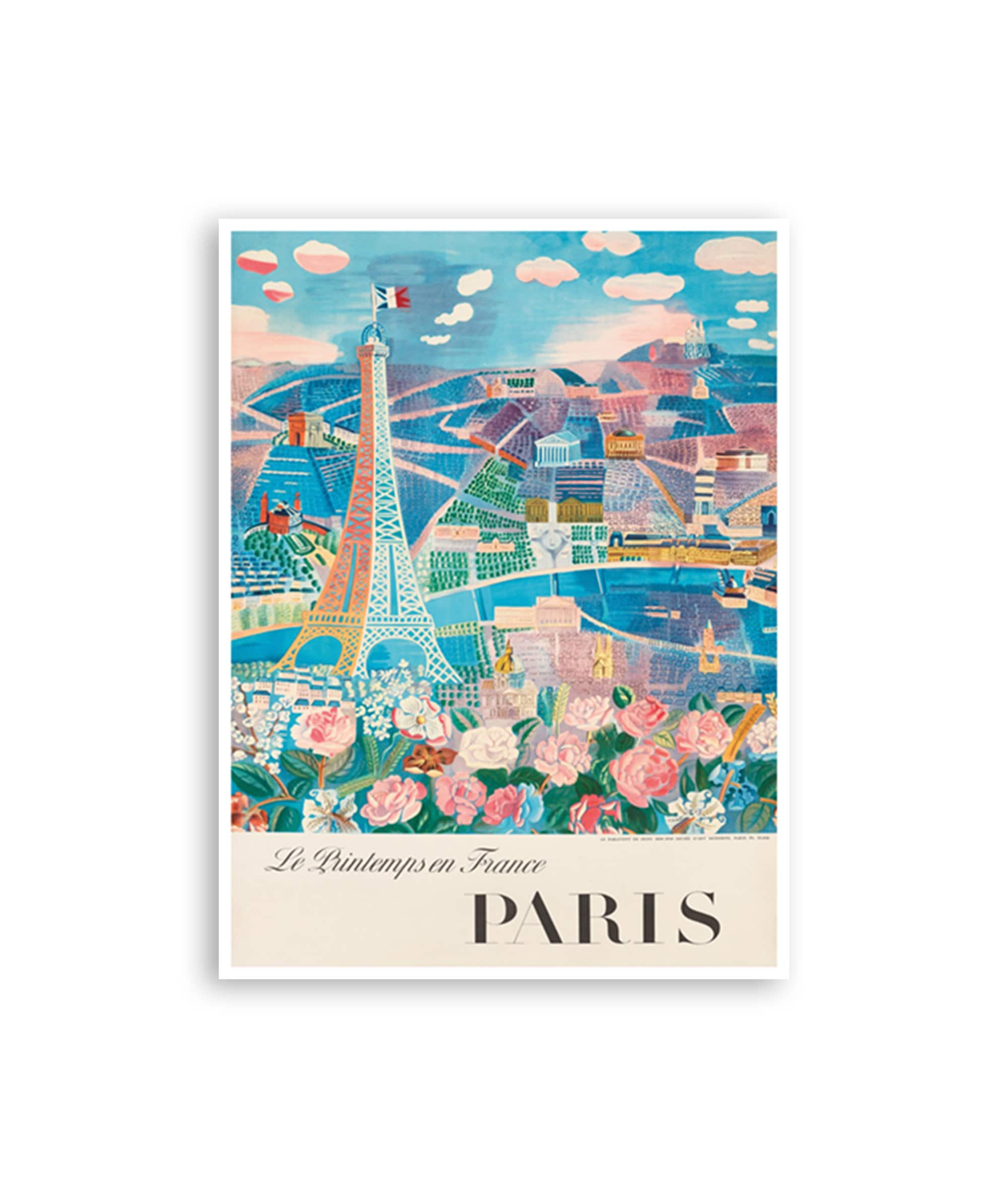 Paris Wall Art Travel Poster France Print Home Decor (XR3183)