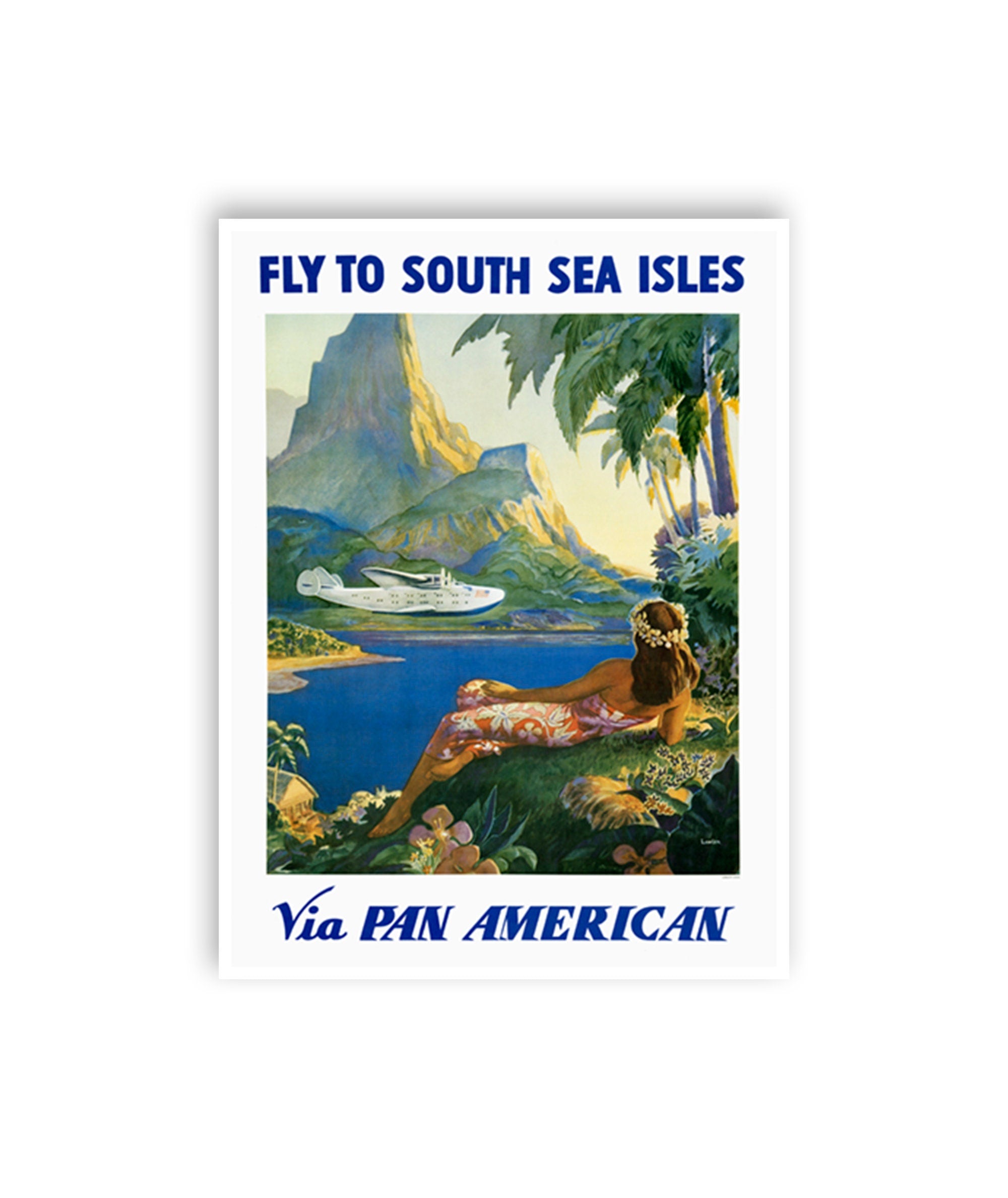 Travel Poster South Seas Art Home Decor Print (TR84)