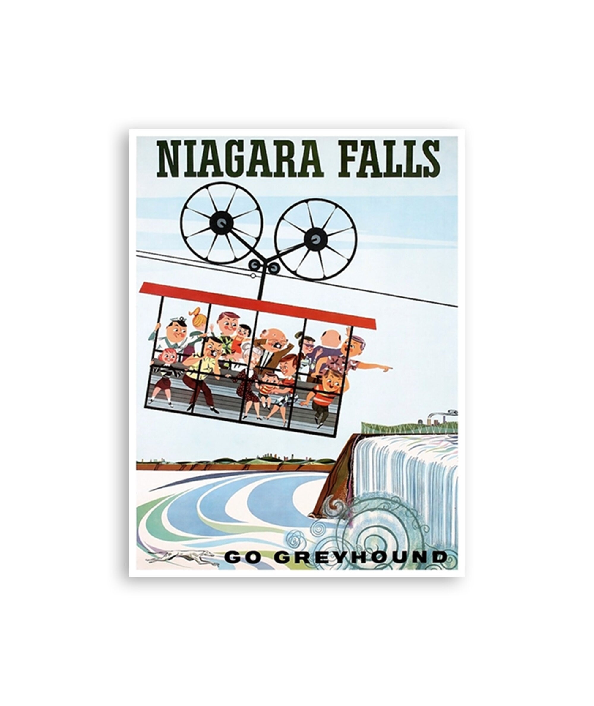 Niagara Falls Art Wall Decor Retro Canada America Travel Poster (XR1220)