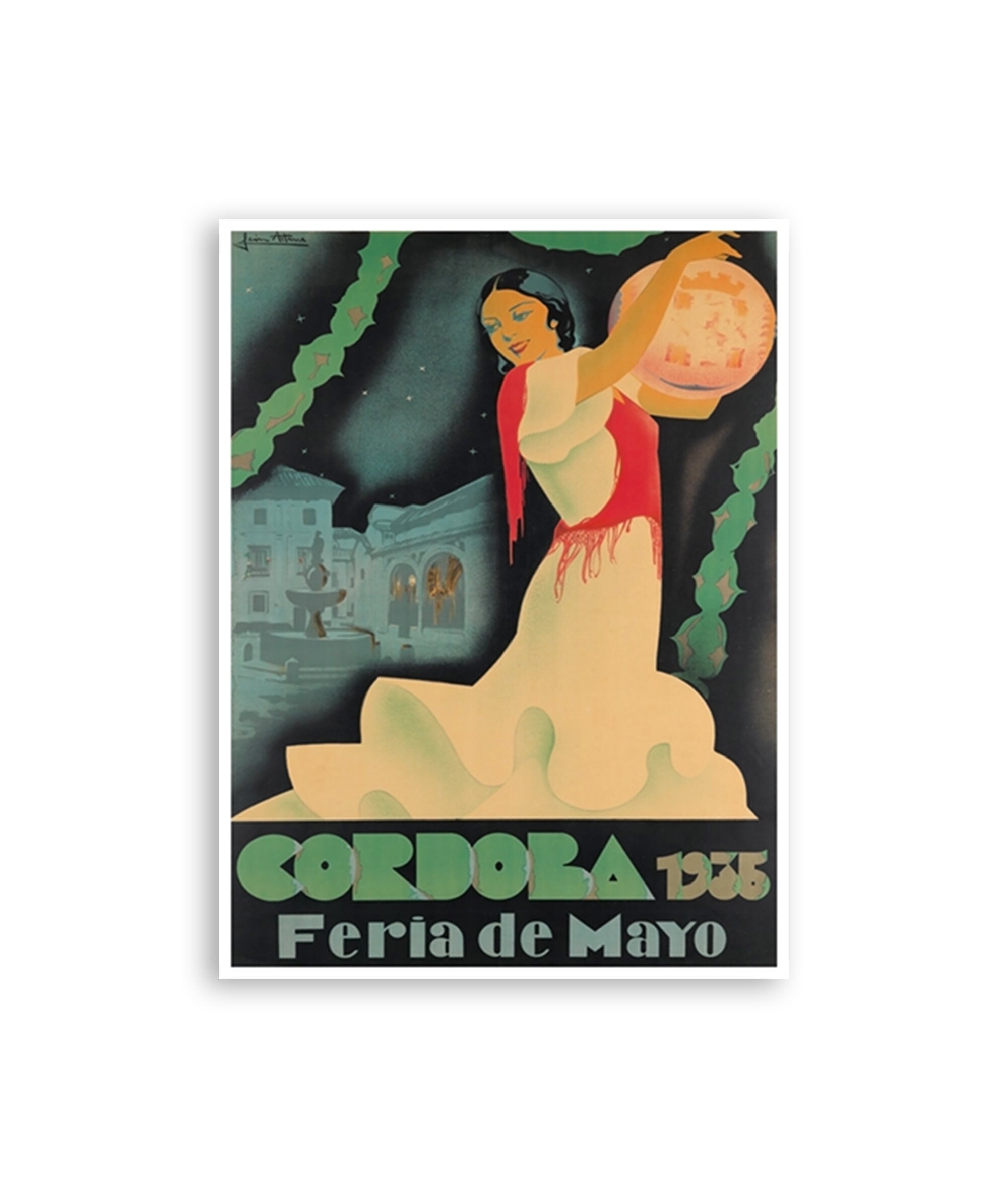Cordoba Spain Poster Print Travel Art Spanish Home Decor (XR1218)