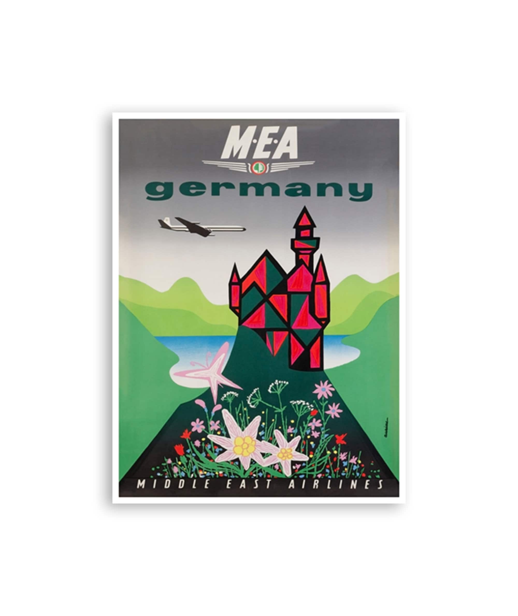 Germany Wall Art German Travel Poster Sports Retro Decor Vintage Print (H997)