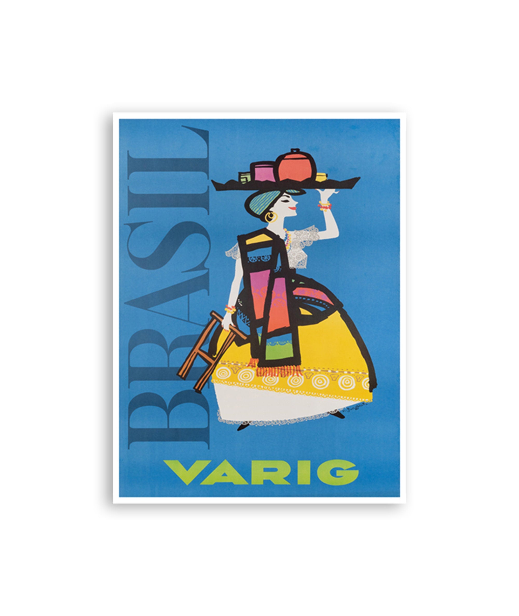 Brazil Wall Art Travel Poster Print (XR3454)