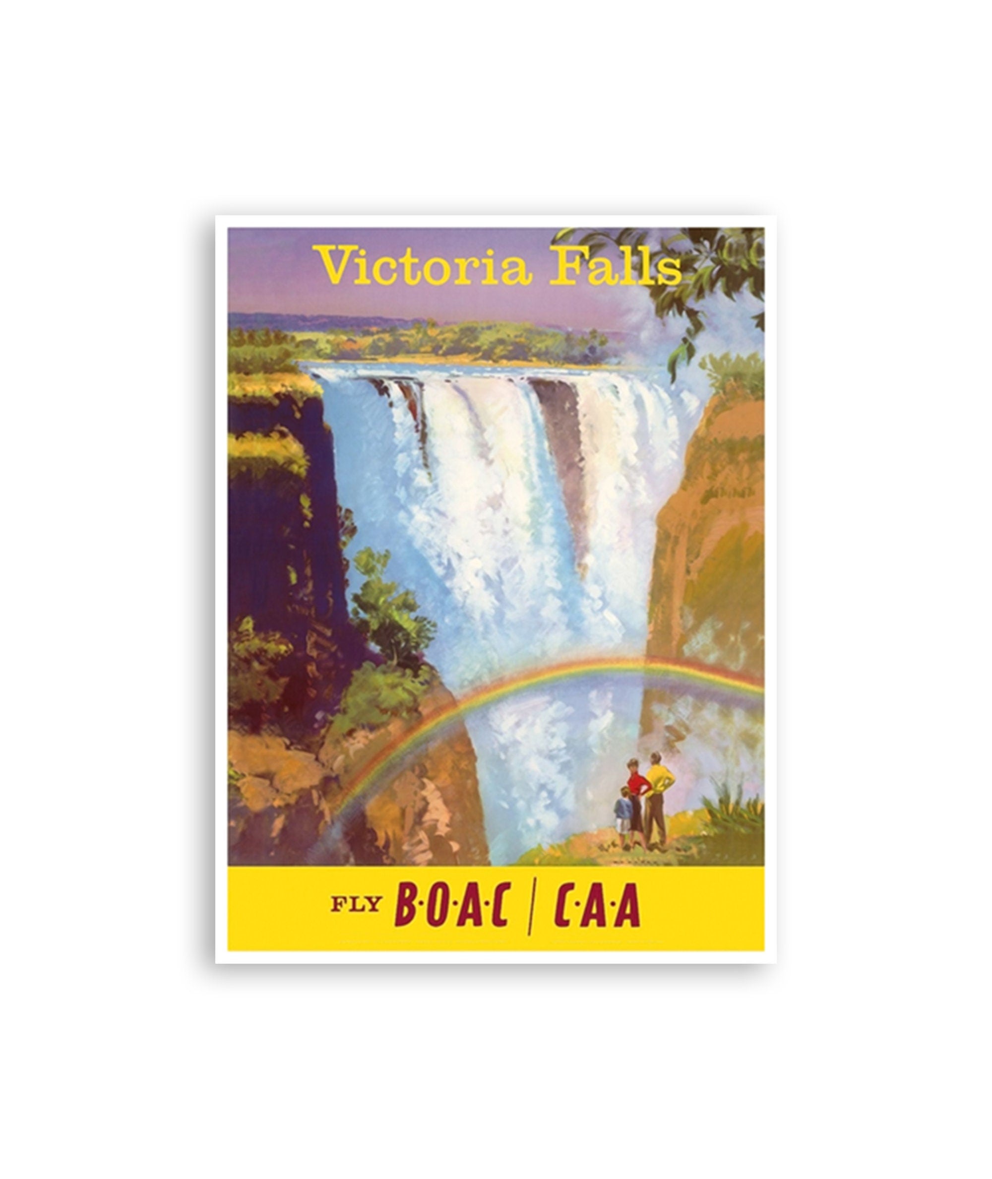 BOAC Africa Travel Poster