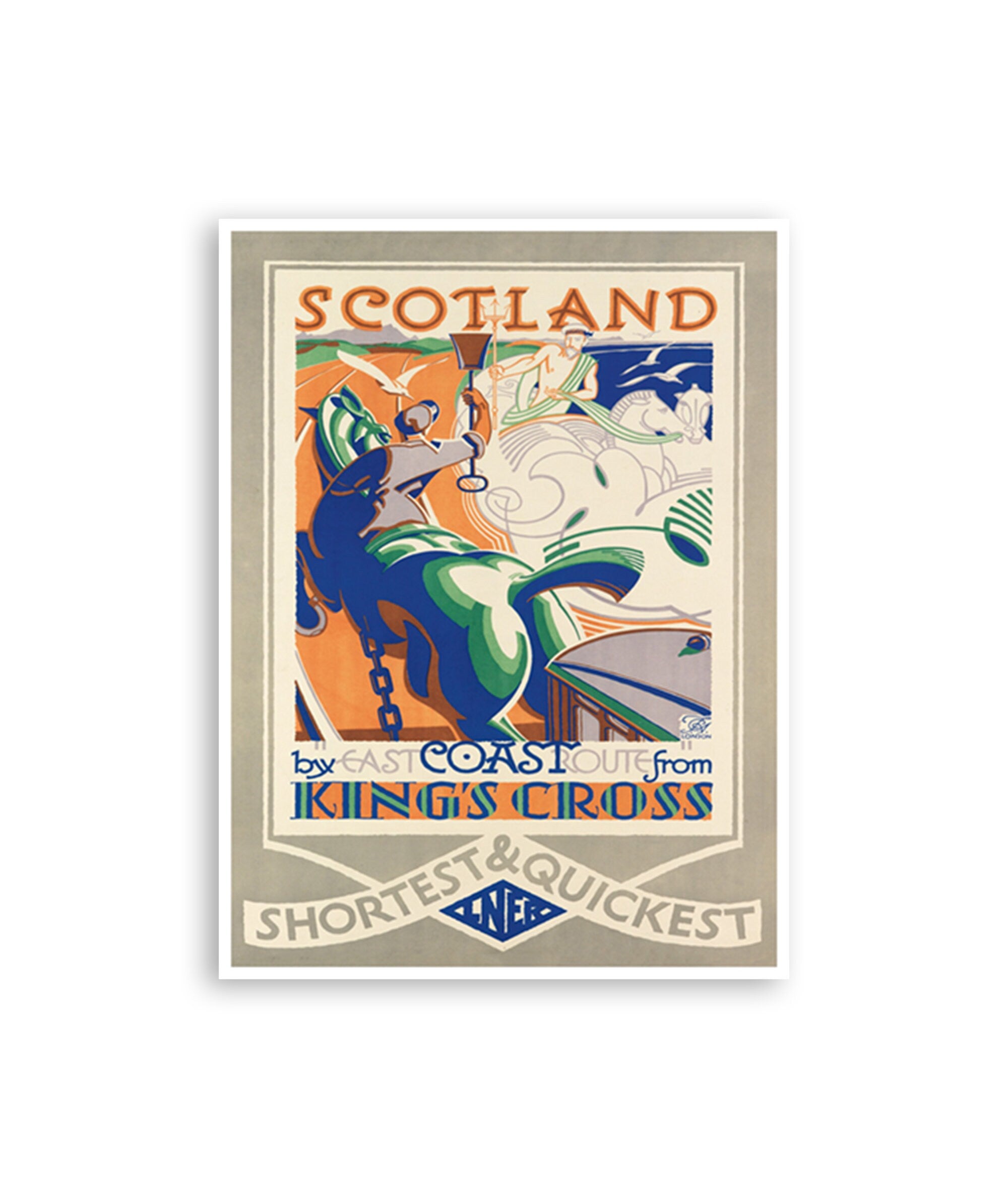 Scotland Wall Art Travel Poster Print Scottish Home Decor (XR3509)