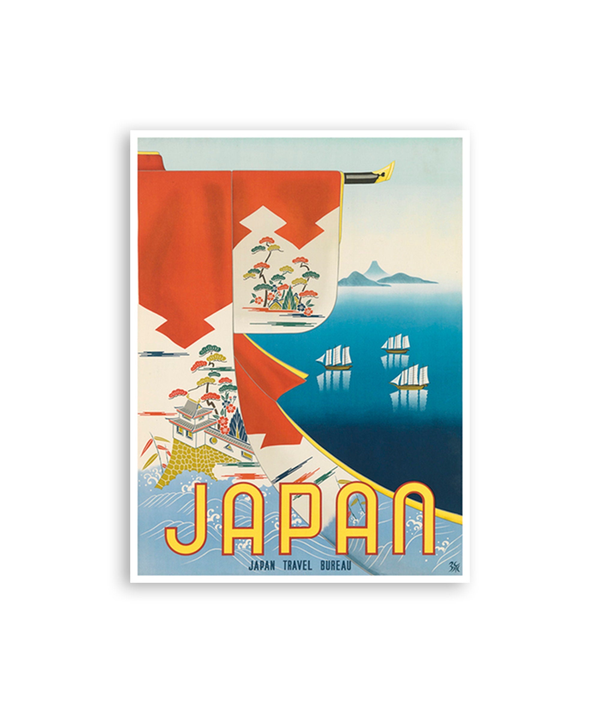 Japan Travel Art Poster Japanese Vintage Print (XR3404)