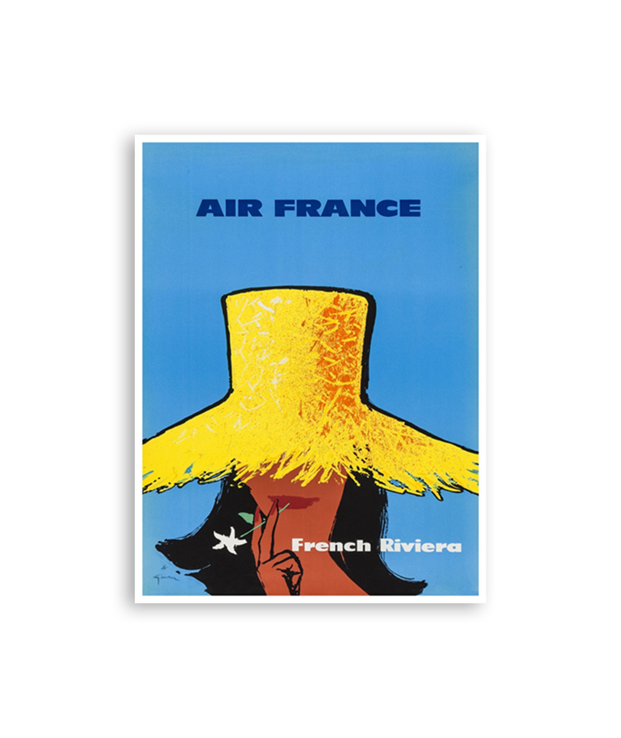 French Riviera Poster France Travel Art Print Vintage Home Decor (XR3308)