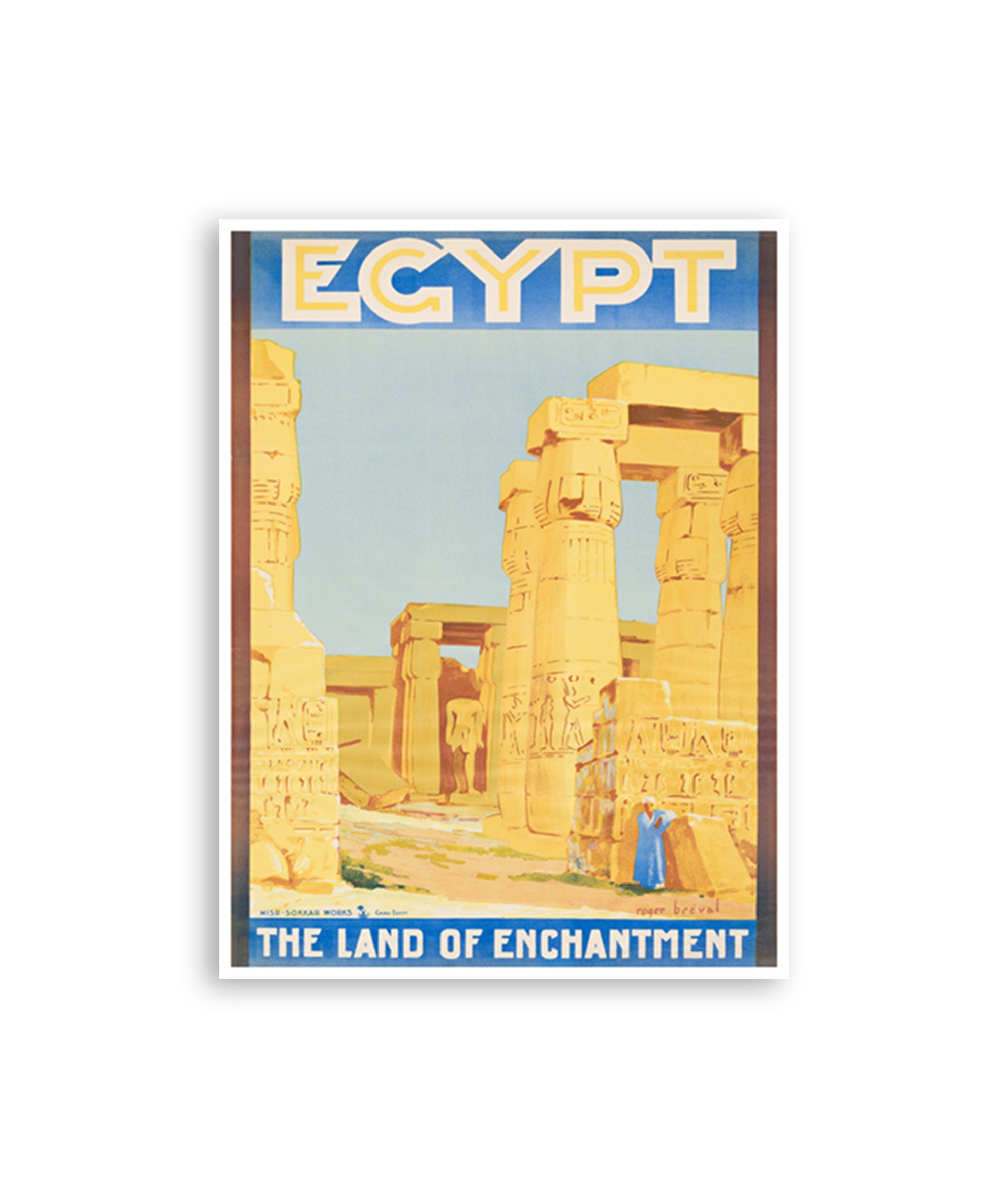 Egypt Wall Art Travel Poster Print Egyptian Home Decor (XR3328)