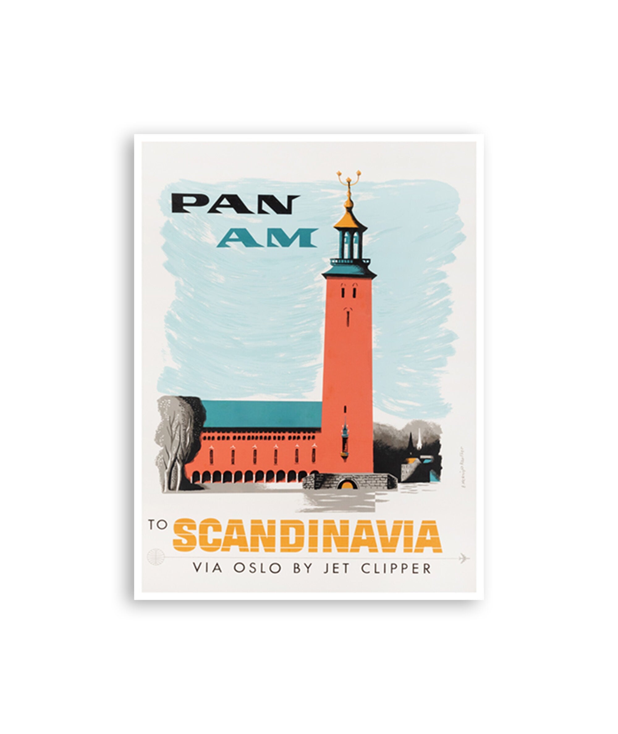 Scandinavia Travel Poster Home Decor Print (XR3367)