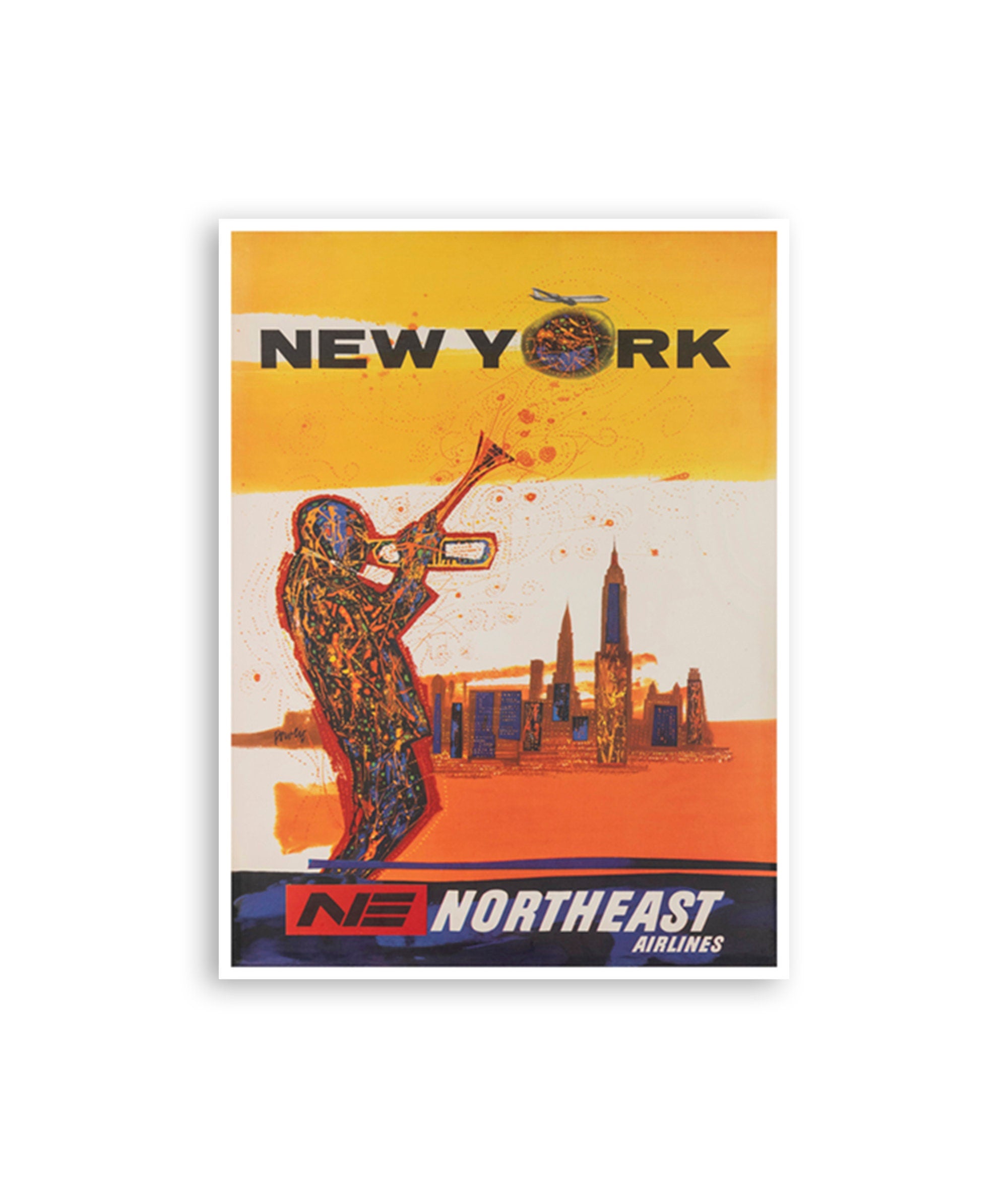 New York Wall Art Poster Travel Print (XR3542)