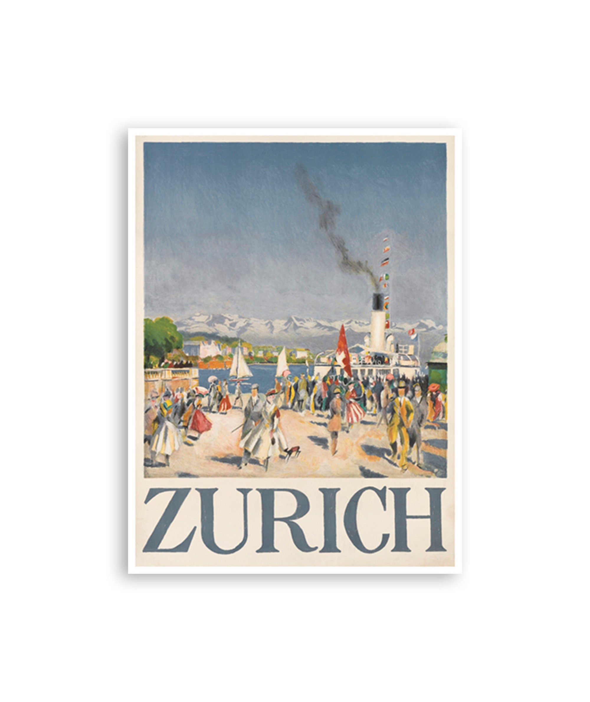 Zurich Switzerland Poster Print Swiss Home Decor Travel Art (XR3568)