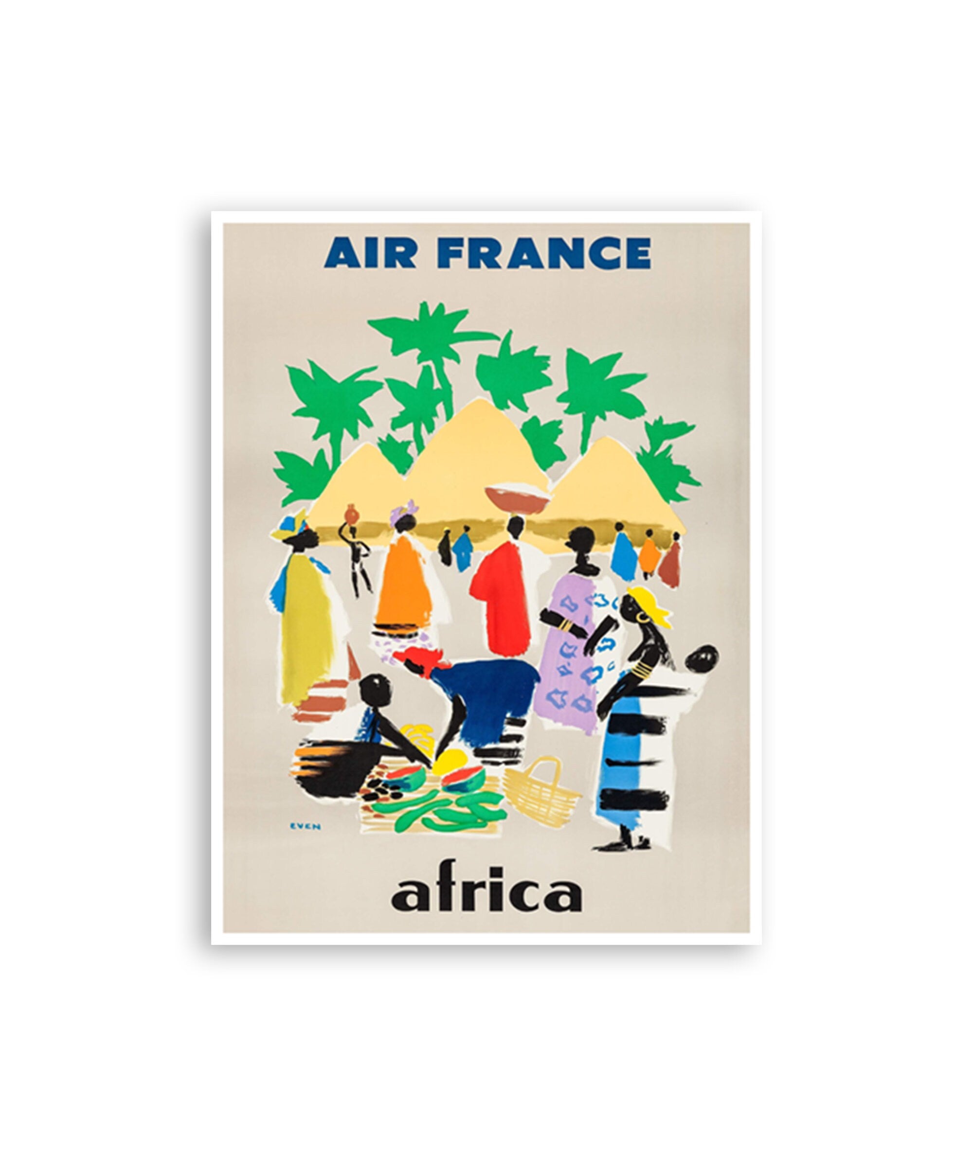 Air France Travel Poster